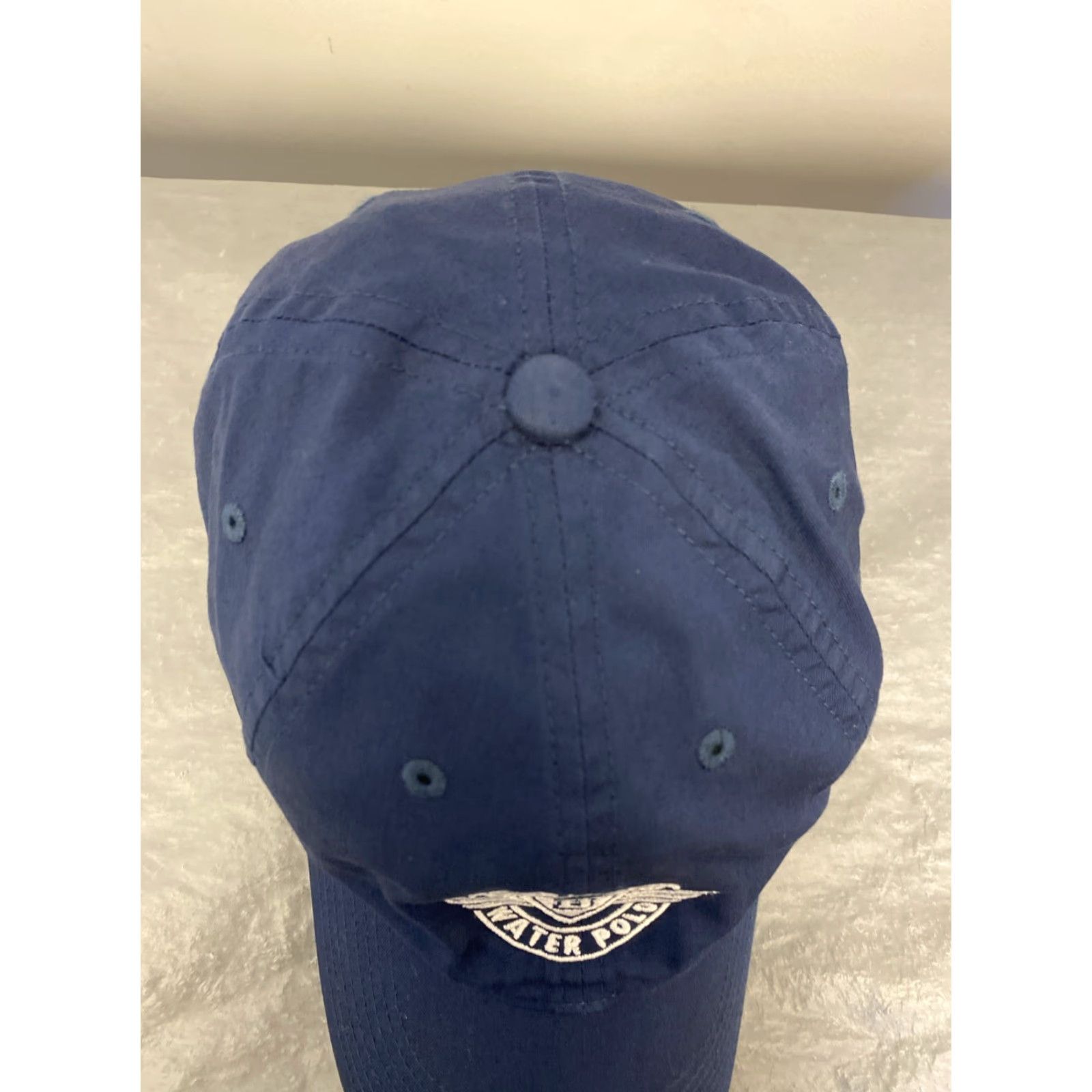 Nike VINTAGE? No. Use: Nike Brentwood Water Polo Hat Cap Navy Adjustable Snap Back OSFM Unisex Adults One Size Navy Logo Hats Mens Womens Size US M / EU 48-50 / 2 - 5 Thumbnail