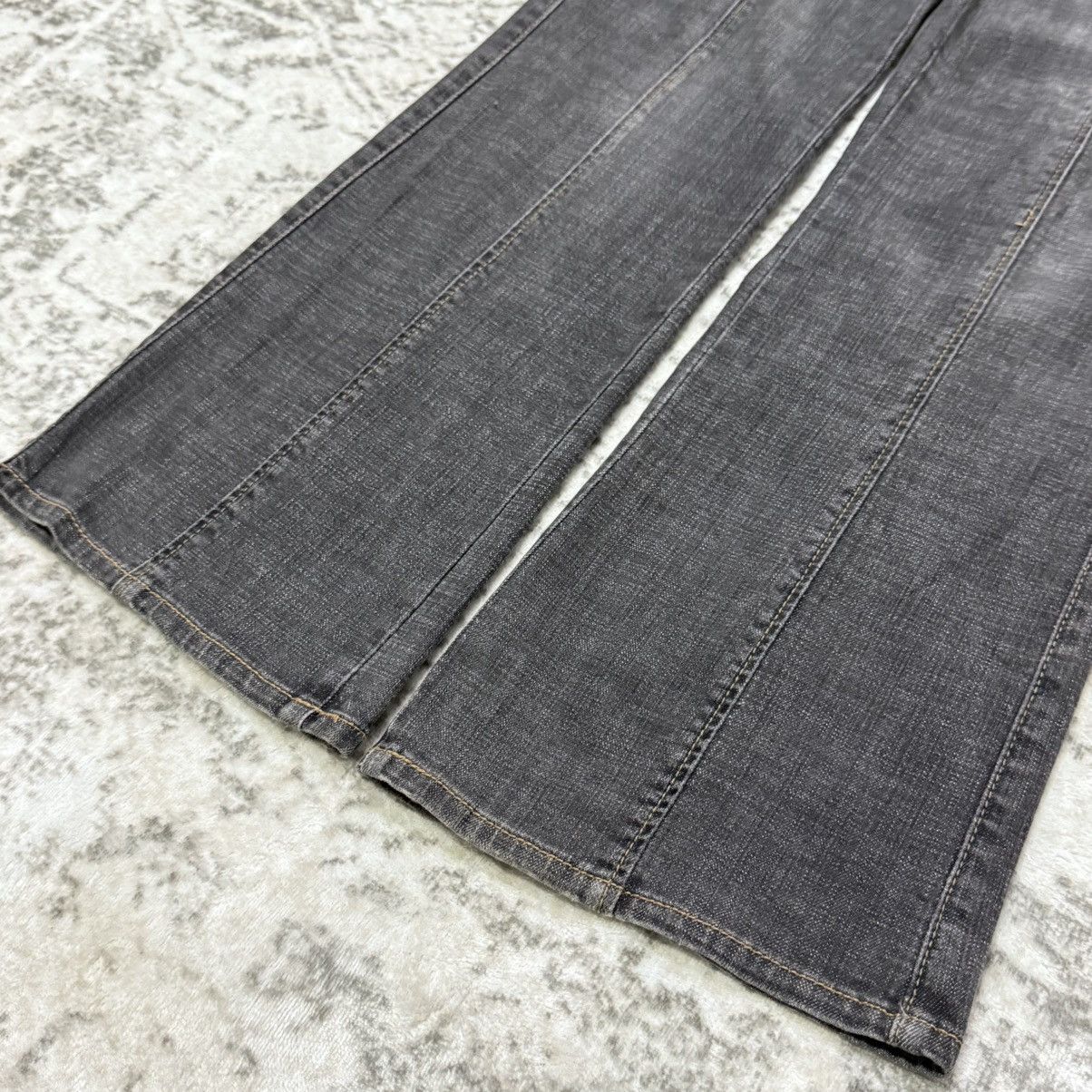 Japanese Brand Japanese Brand Paneled Flare Bootcut Jeans Size 31" - 8 Thumbnail