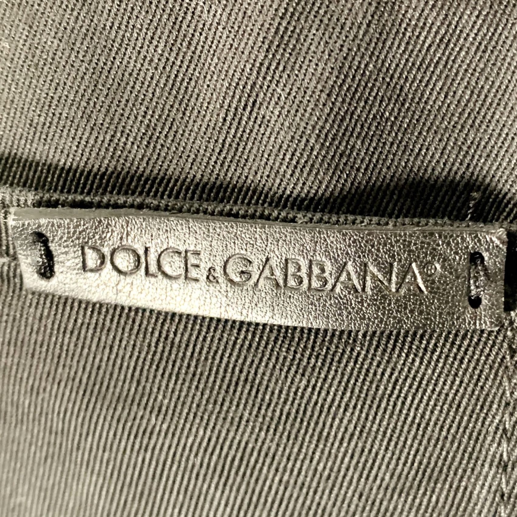 Dolce & Gabbana DOLCE & GABBANA Size 36 Black Cotton Blend Jean Cut Casual Pants Size US 36 / EU 52 - 5 Thumbnail