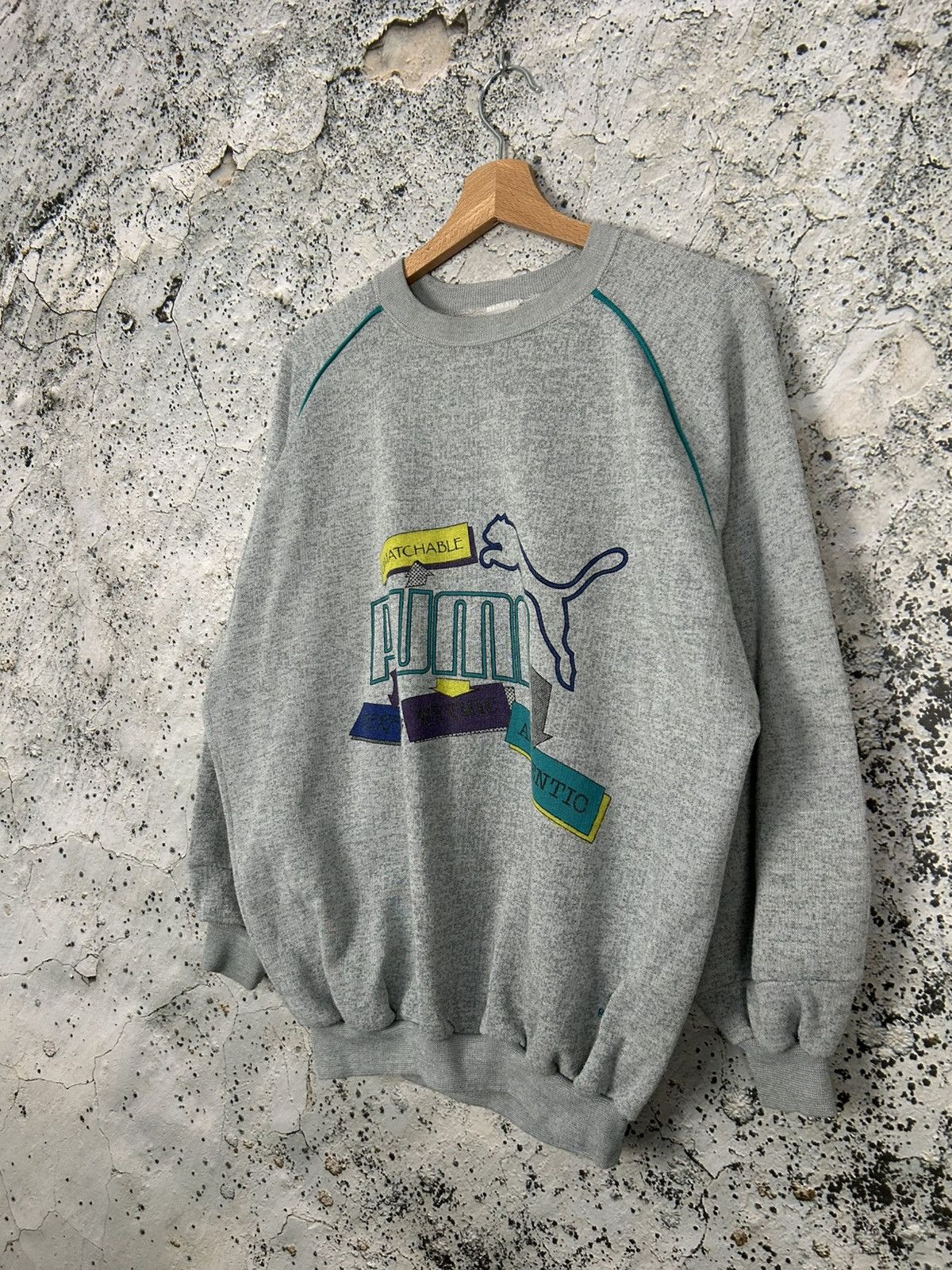 Puma Puma Vintage 90s Sportswear Archive Crewneck Boxy Fit Size US L / EU 52-54 / 3 - 2 Thumbnail