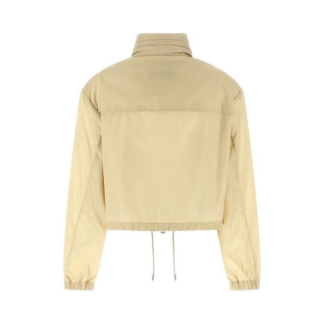 Prada PRADA Beige Re-Nylon Jacket New & Authentic (Women's size:IT Size XS / US 0-2 / IT 36-38 - 2 Thumbnail