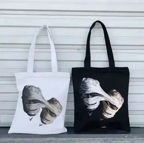 Bag Two Face Mumia Art Trippy Evil Tote Shoulder Satchel in Black, Men's