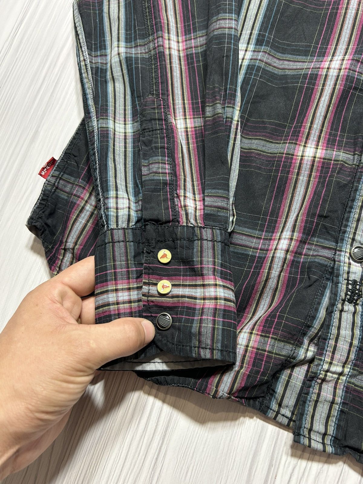 Levi's Levis Indian Skull Check Plaid Shirt Overshirt Size US M / EU 48-50 / 2 - 7 Thumbnail