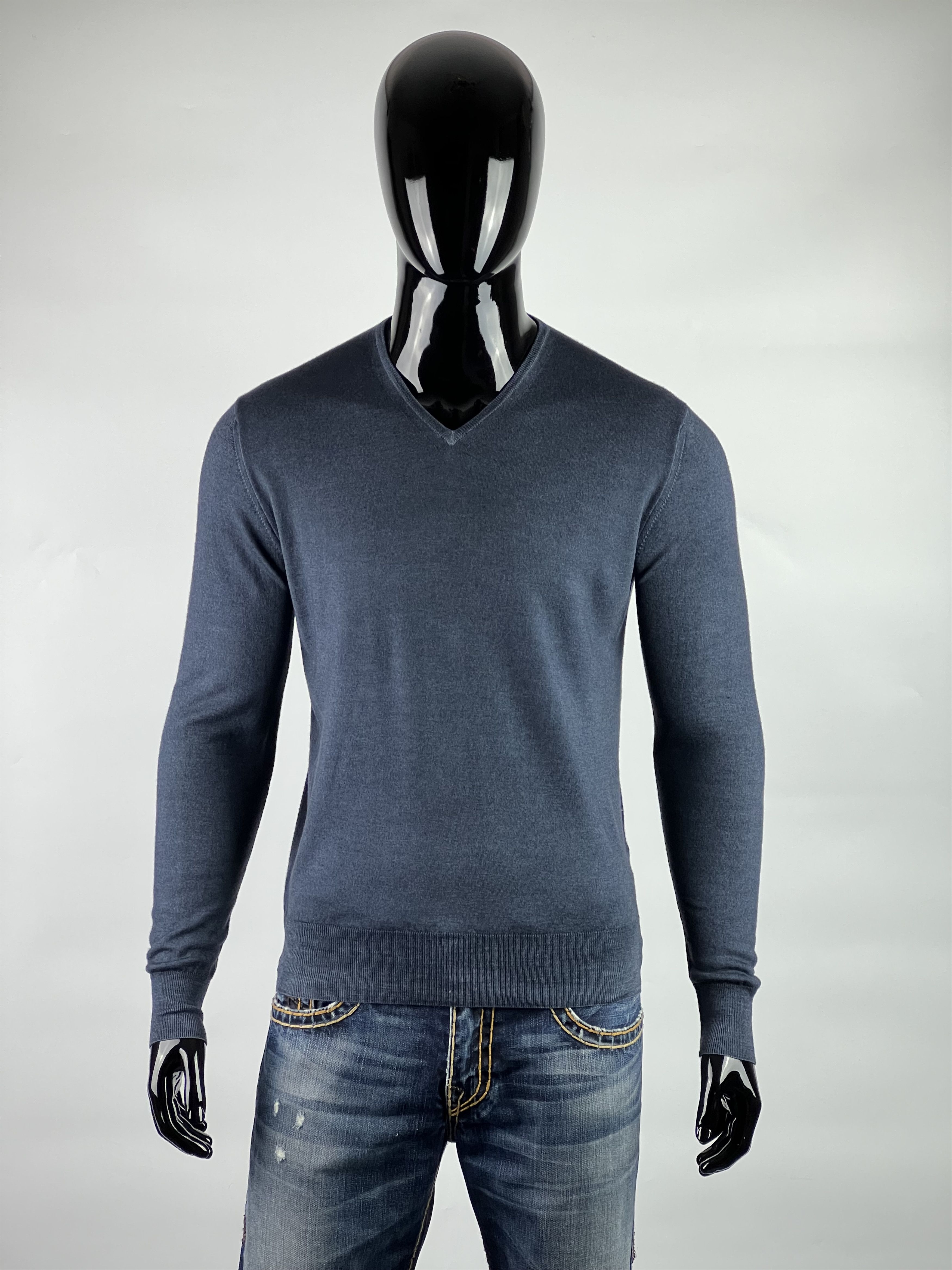 Cruciani Cruciani Men's Wool Sweater Pullover Size 48 S/M Size US M / EU 48-50 / 2 - 1 Thumbnail
