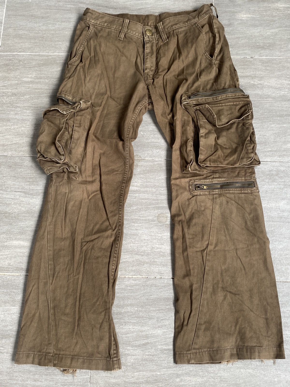 Japanese Brand × Takeo Kikuchi RETRO PUNK🔥Cargo Pant Multipocket by Takeo Kikuchi Size US 30 / EU 46 - 2 Thumbnail