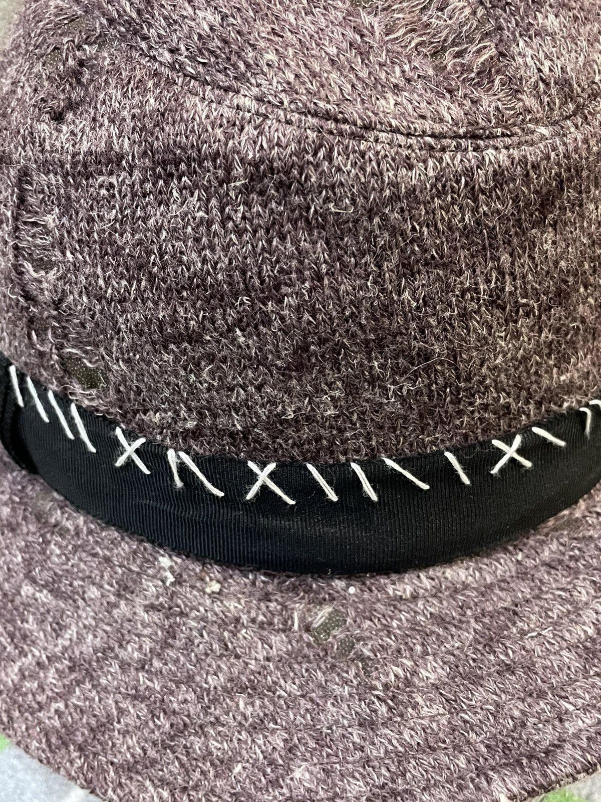 Maison MIHARA YASUHIRO Maison Miharayasuhiro x Ca4la Crochet Distressed Style Hats Size ONE SIZE - 12 Thumbnail
