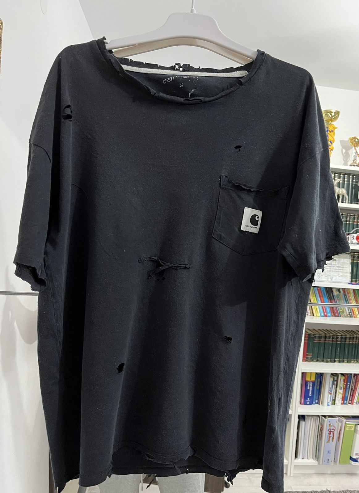 Carhartt Distress Y2K Carhartt T-shirt Size US S / EU 44-46 / 1 - 12 Thumbnail