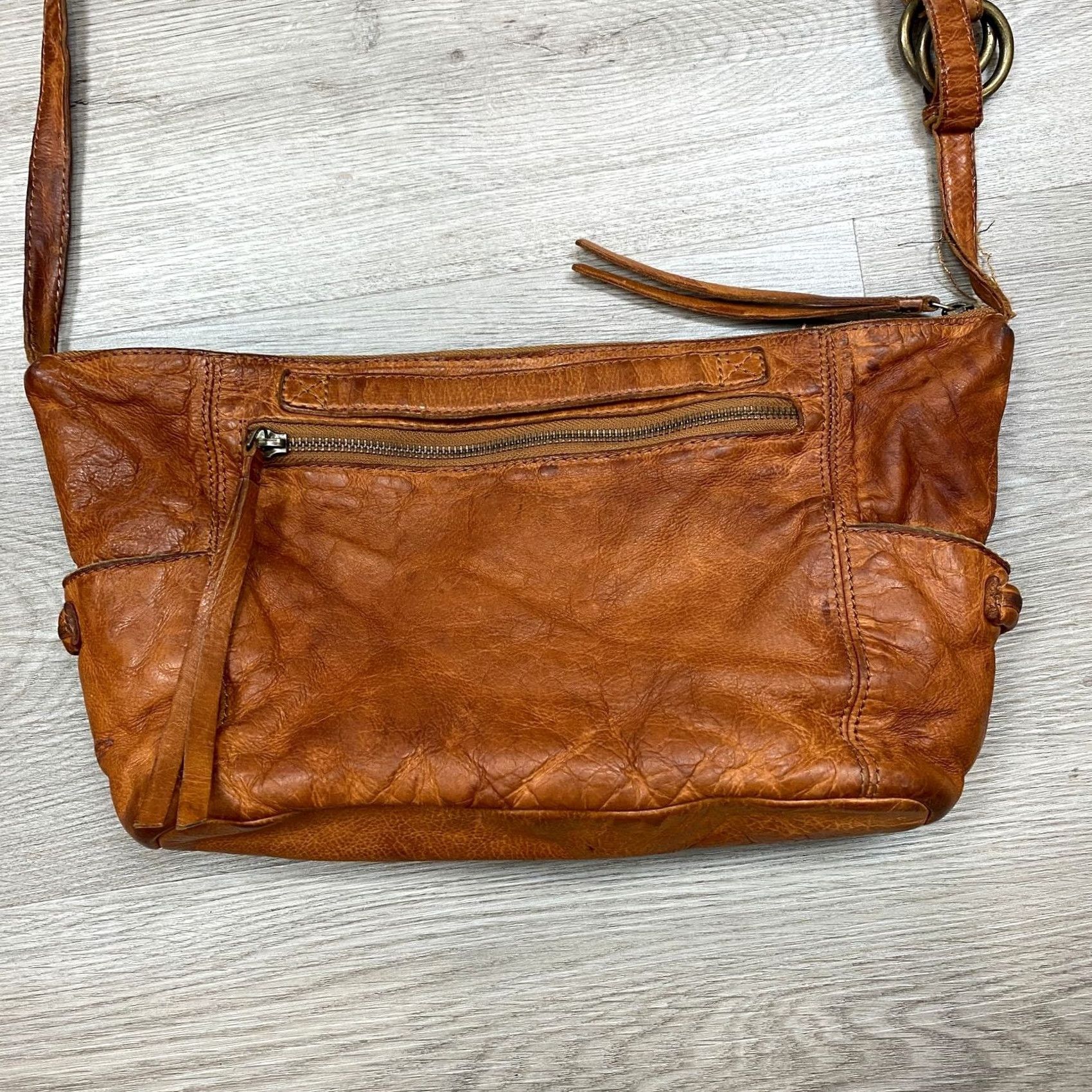 Frye FRYE Leather Crossbody Bag Purse Small Brown Women Size ONE SIZE - 4 Thumbnail