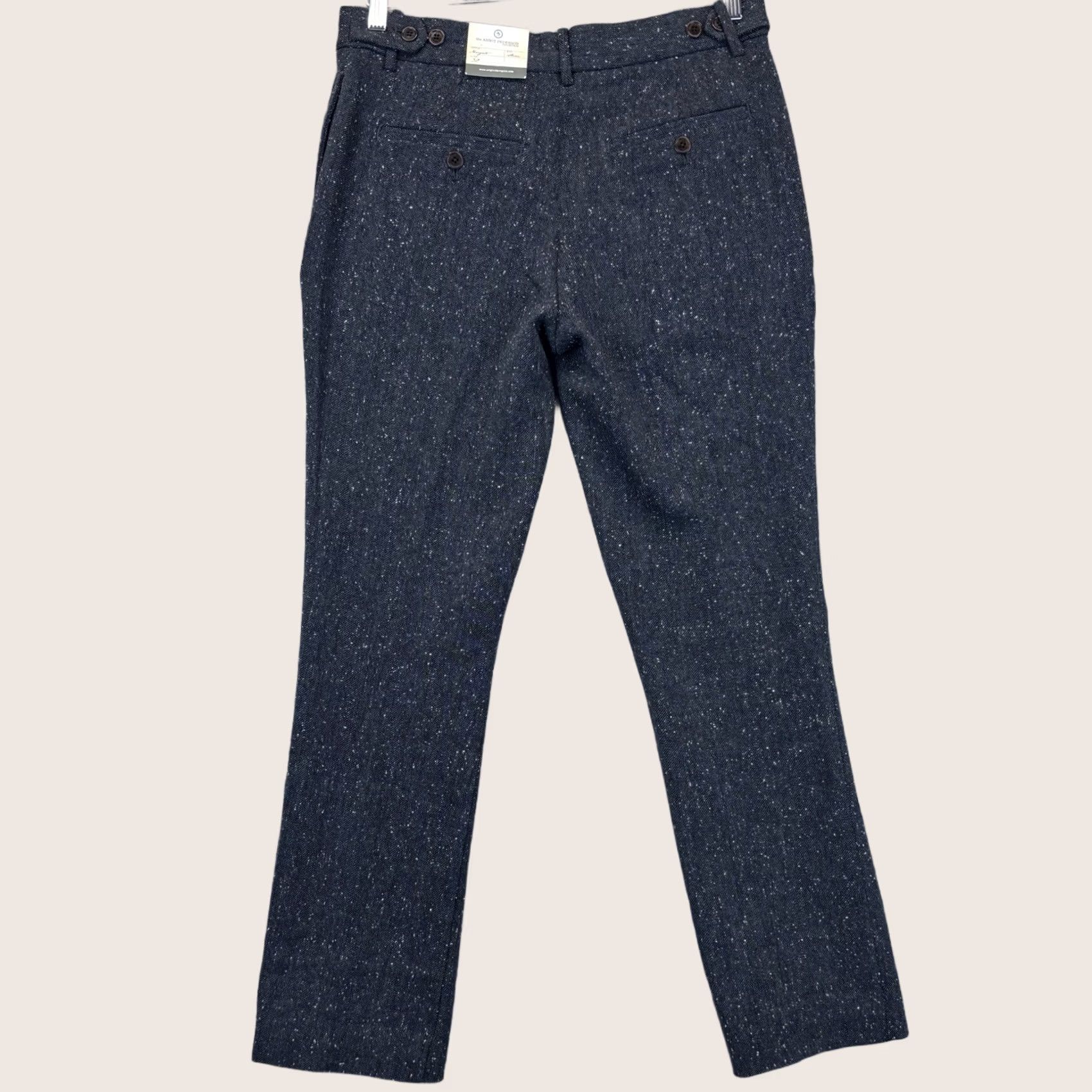 Original Penguin VINTAGE Original Penguin Tweed Trousers Slim Fit W30” L29” Mens Navy BNWT Size US 30 / EU 46 - 1 Thumbnail