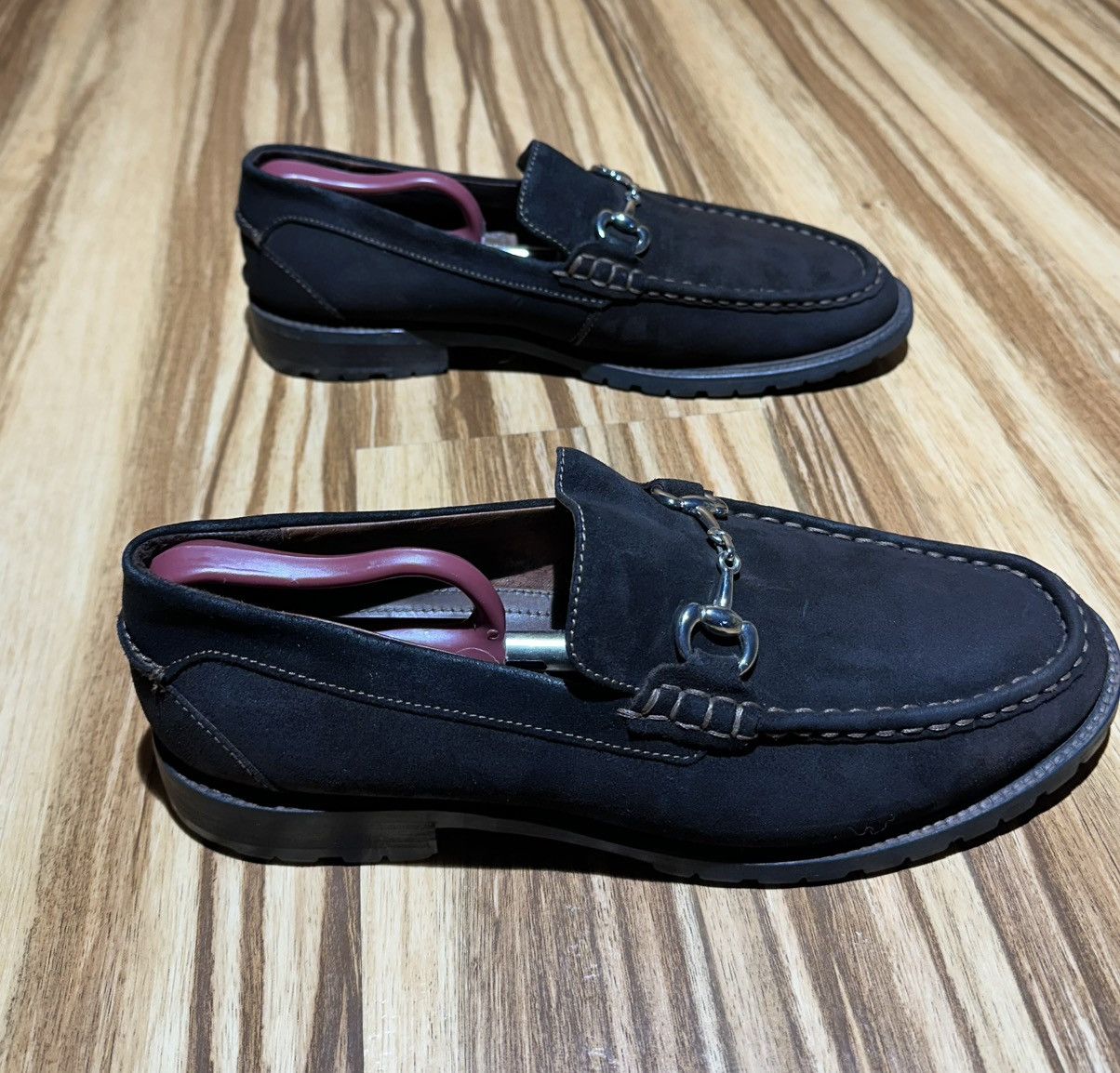 Tasso Elba Tasso Elba Dark Brown Suede Slip-On Loafers Size 10 1/2 Size US 10.5 / EU 43-44 - 3 Thumbnail