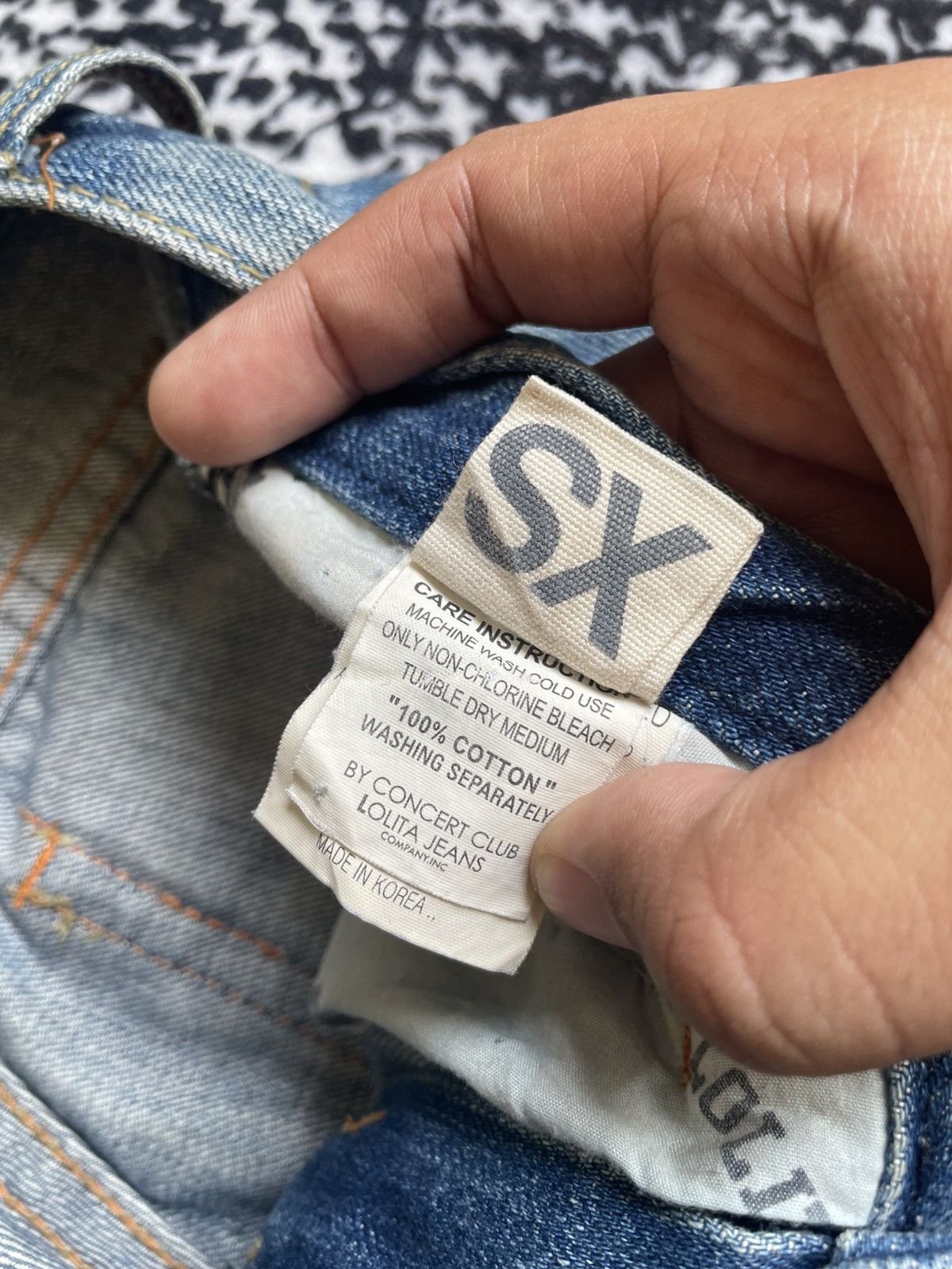 20471120 Vintage Lolita X Yoshitomo Nara Denim Pants Size US 30 / EU 46 - 13 Thumbnail