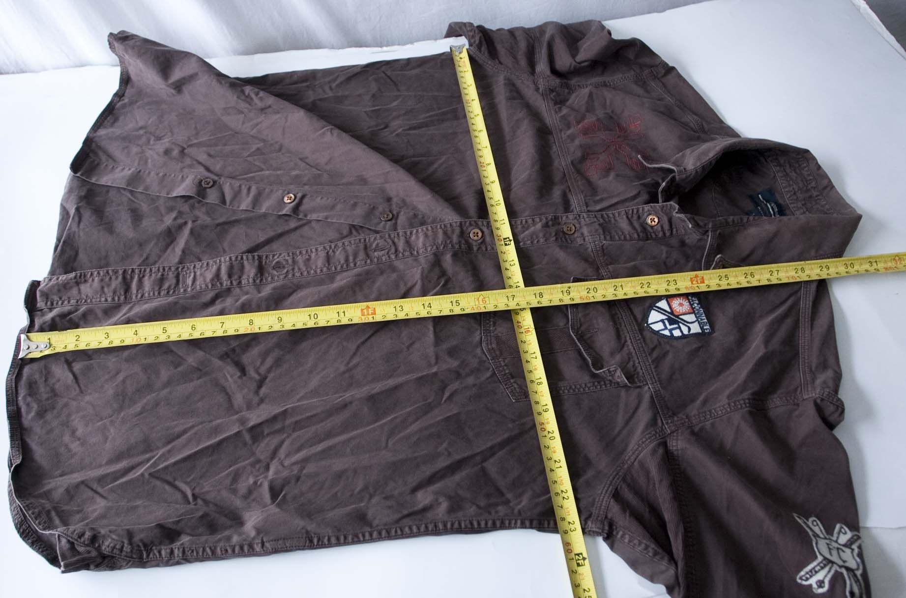 Faconnable Faconnable Shirt Facoclub Patches Size L Plaid Brown Size US L / EU 52-54 / 3 - 4 Thumbnail