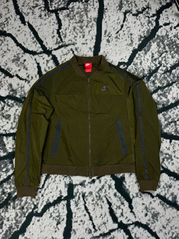 Nike Nike bomber jacket green S logo Size S / US 4 / IT 40 - 1 Thumbnail