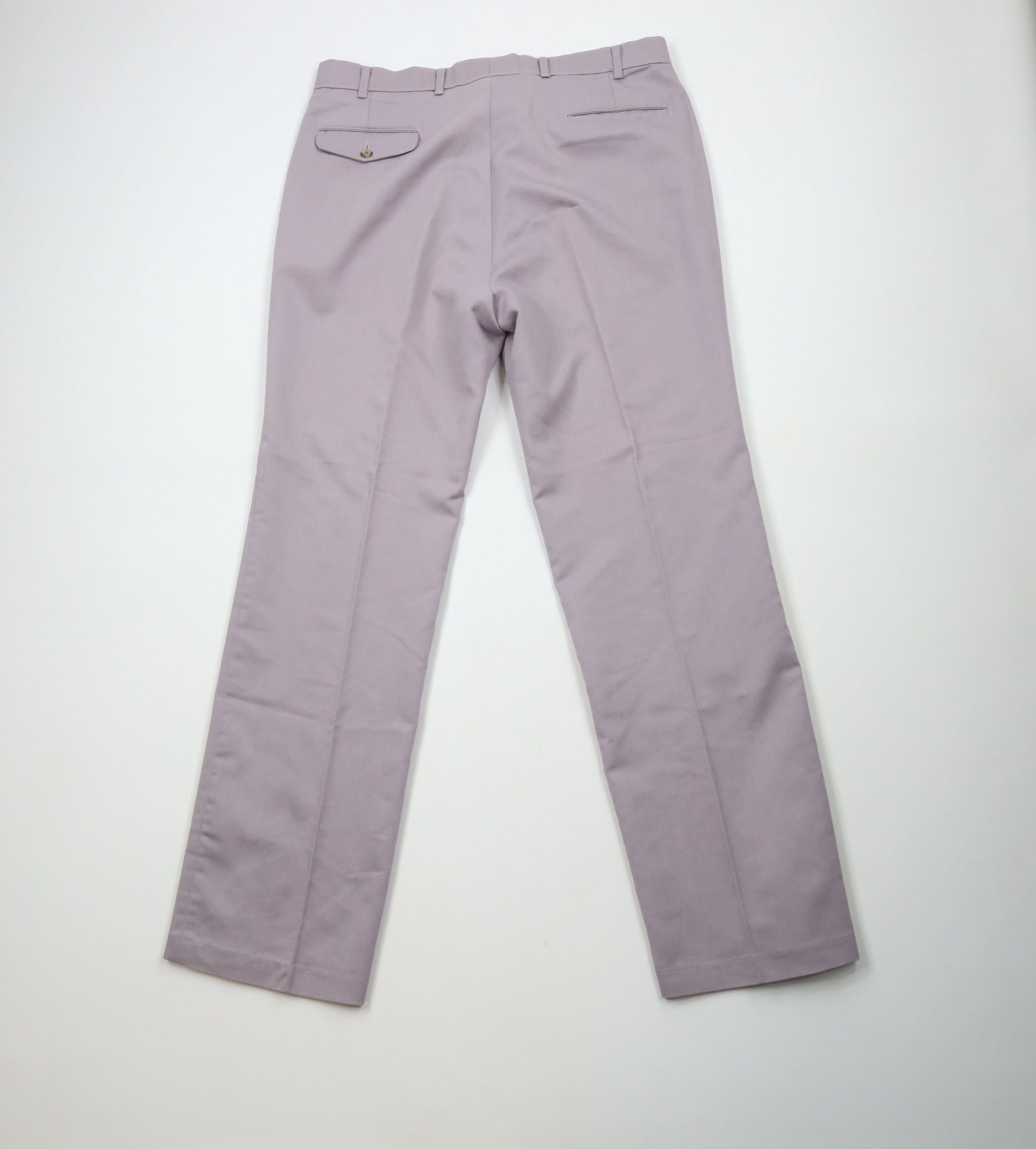 Levi's × Vintage Vintage 70s 80s Levis Flared Wide Leg Chino Pants Purple USA Size US 38 / EU 54 - 10 Thumbnail
