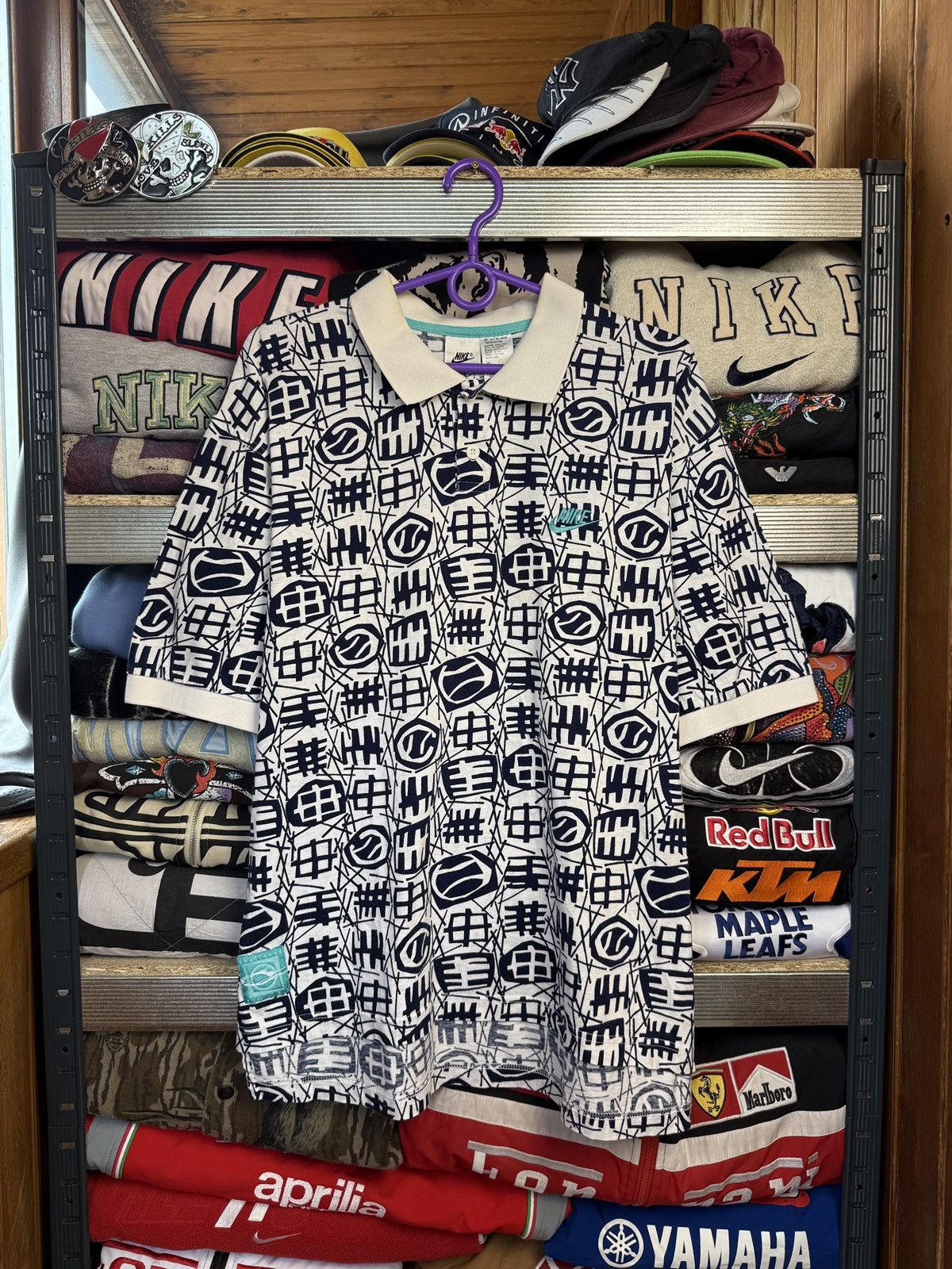 Nike Vintage Nike polo challenge court size M Size US L / EU 52-54 / 3 - 1 Thumbnail