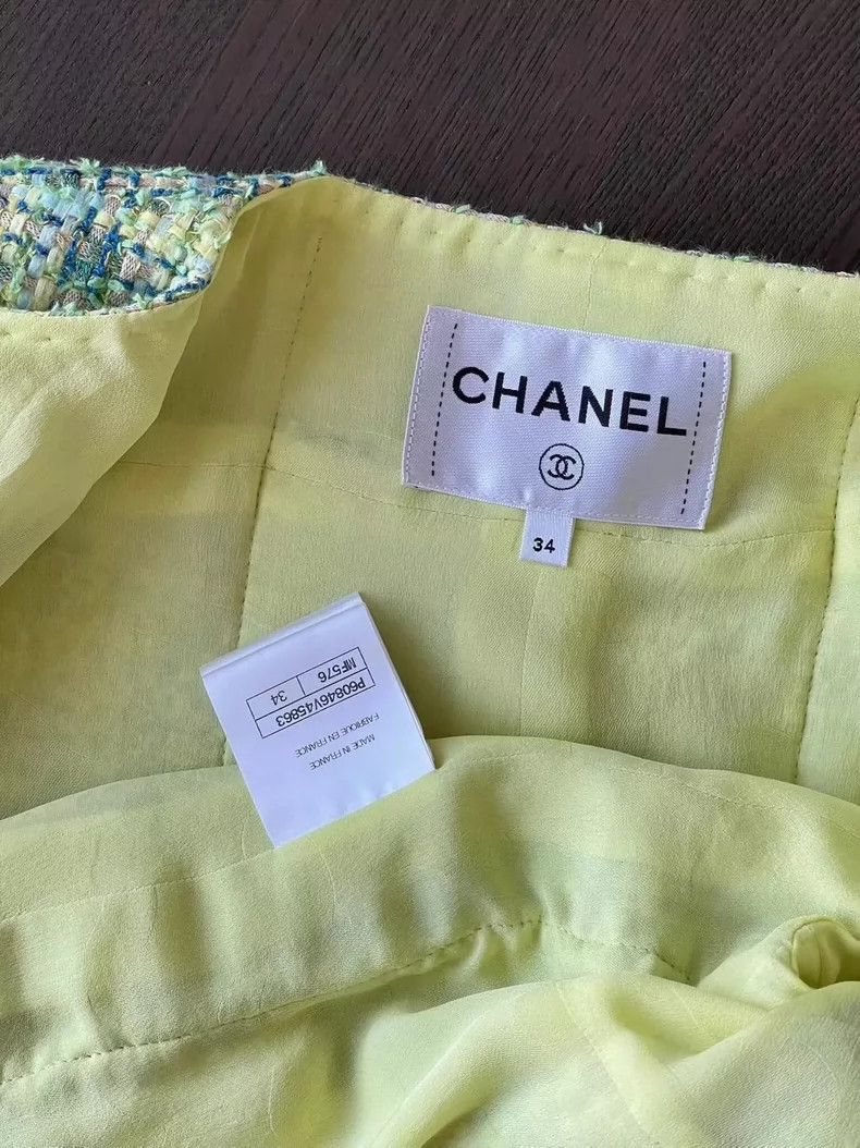 Chanel Chanel 19 Spring and Summer Preview Series Avocado Green J Size XXS / US 00 / IT 34 - 9 Thumbnail