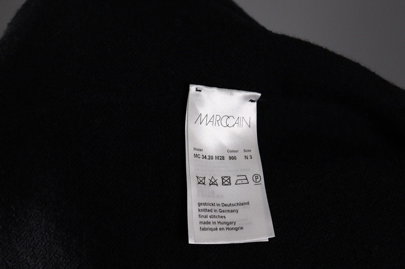 Designer Marc Cain Wool Classic Basic Casual Blazer Jacket Size 3 Size M / US 6-8 / IT 42-44 - 9 Thumbnail