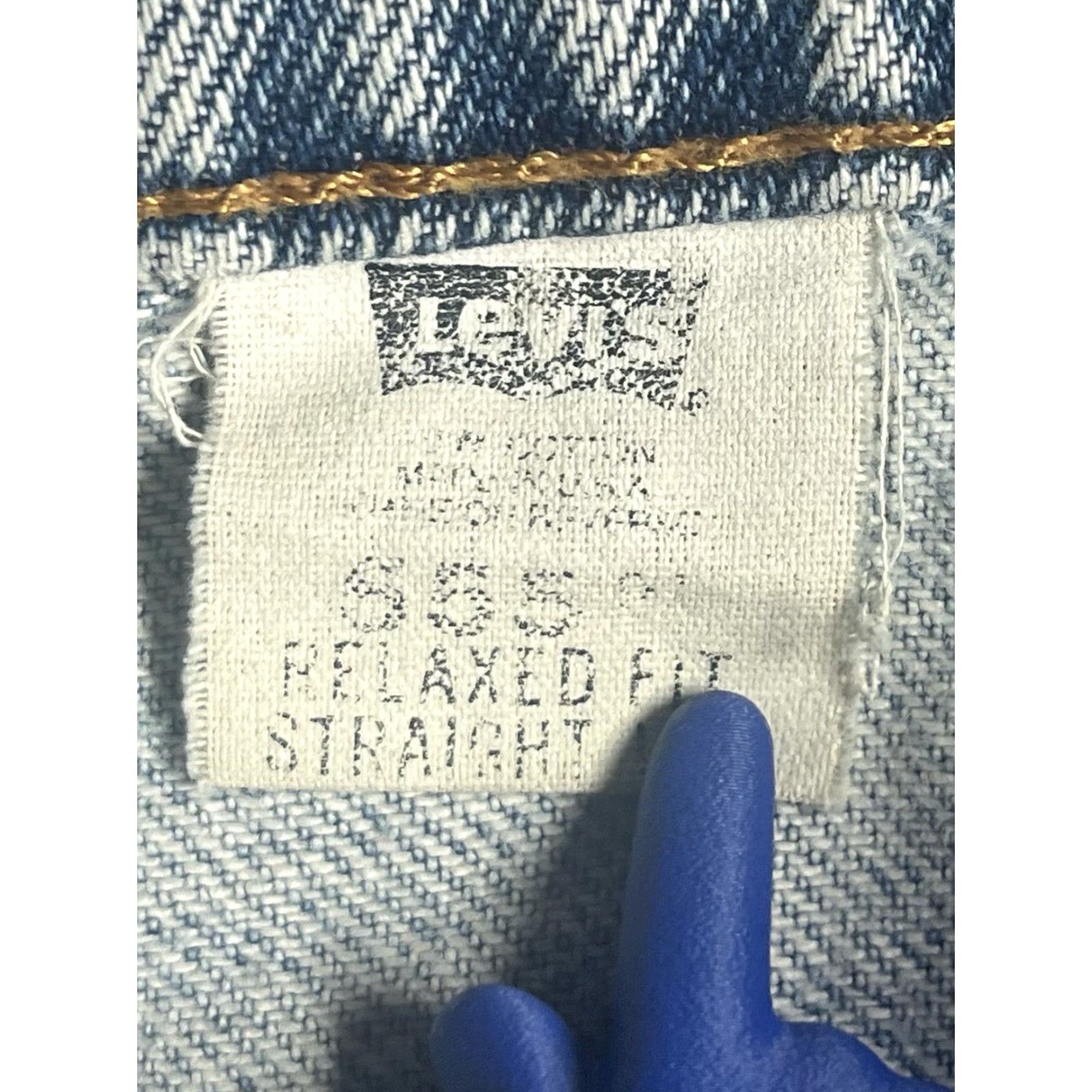 Levi's Levi's Shorts Womens Cut-Off Denim 29 Blue Distressed 555 Frayed Edge Zipper Pocket 5-Pocket Classic Casual Size 29" - 5 Thumbnail