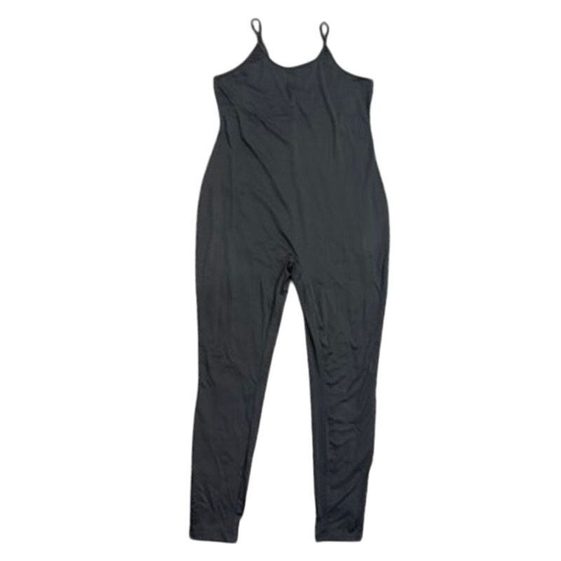 Shein Woman's Basic Tank Top Fitted Jumpsuit in Black, Size 0XL Size 38" / US 16 / IT 52 - 1 Thumbnail
