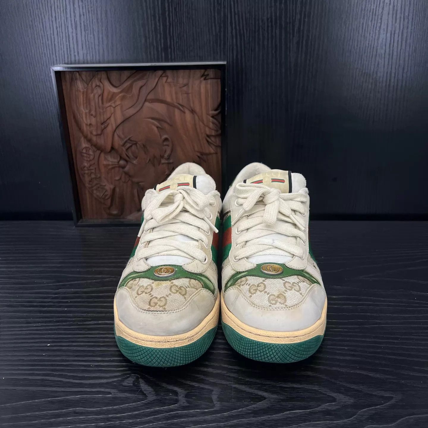Gucci Gucci Gray Green Dirty Sneakers UK6 / 40 Size US 7 / EU 40 - 4 Thumbnail