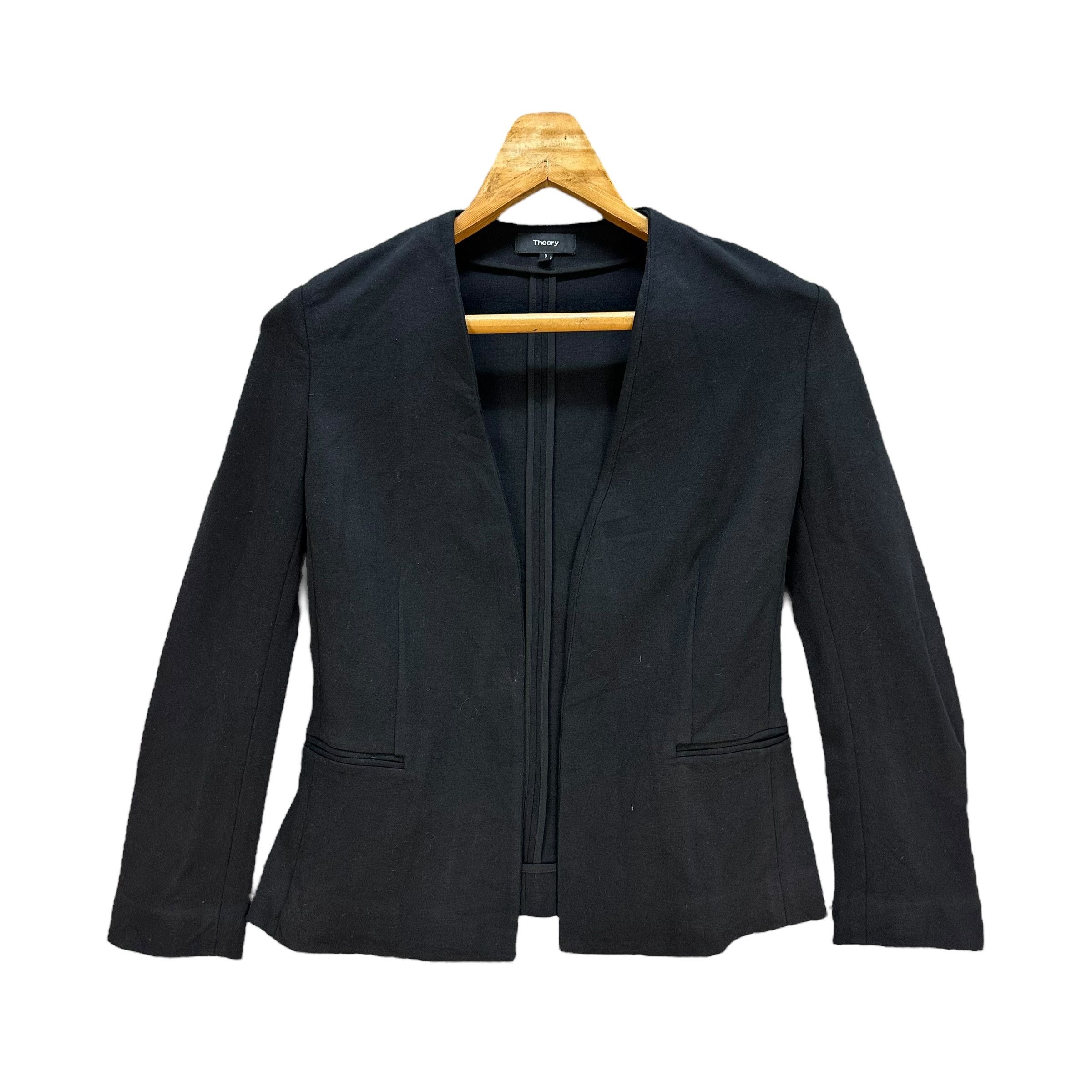 Theory THEORY Buttonless Suit Jacket Cardigan Jacket #A60-1379 Size XXS / US 00 / IT 34 - 1 Thumbnail
