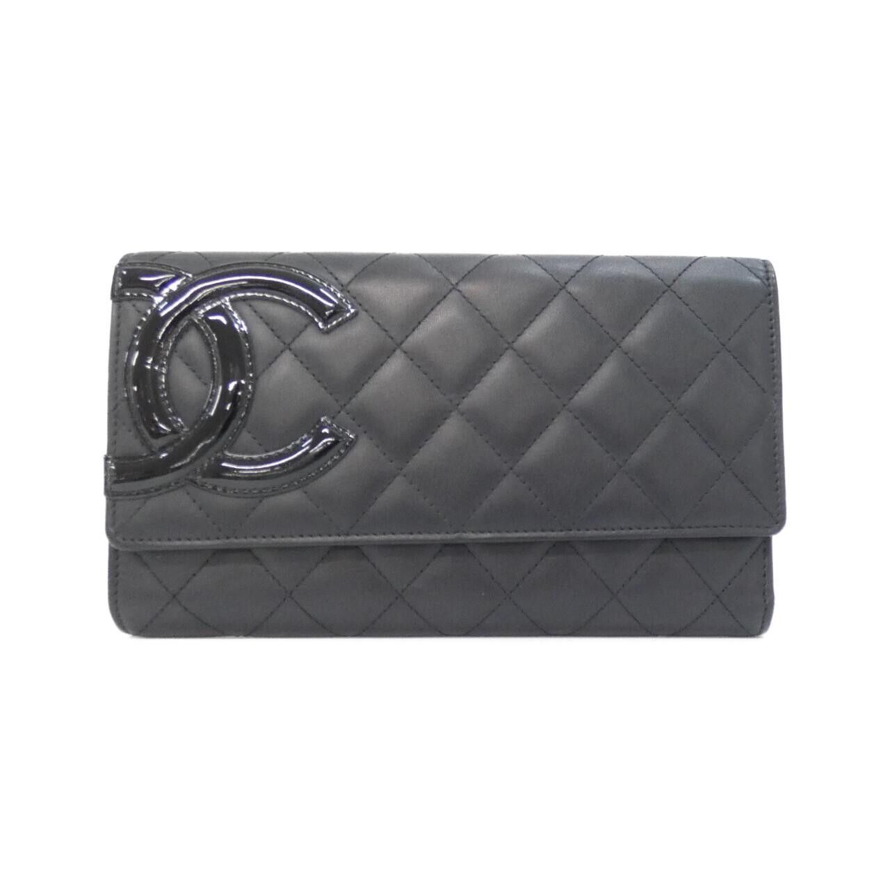 Chanel Chanel Chanel Cambon Line Calf Long Trifold Wallet Leather Long Wallet DUTY FREE for USA Size ONE SIZE - 1 Thumbnail