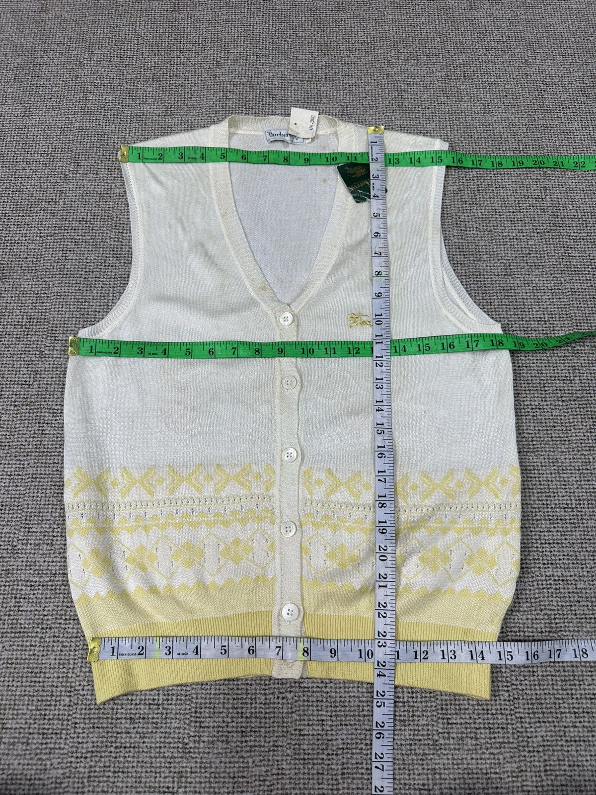 Burberry Vintage Burberry Tank Top Knit A977 Size S / US 4 / IT 40 - 6 Thumbnail