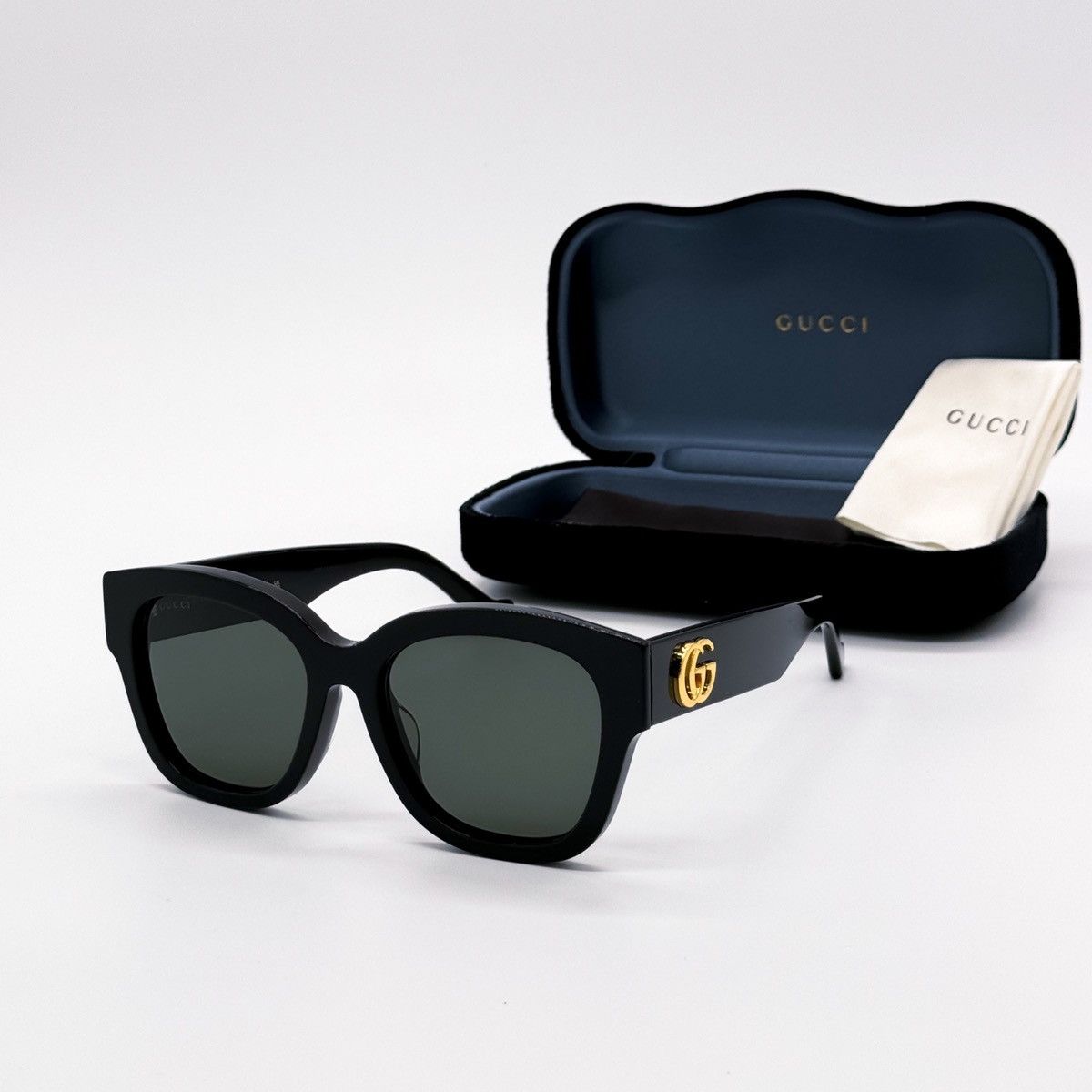 Gucci NEW GUCCI GG1550SK 001 BLACK GREY WOMEN SUNGLASSES Size ONE SIZE - 2 Thumbnail