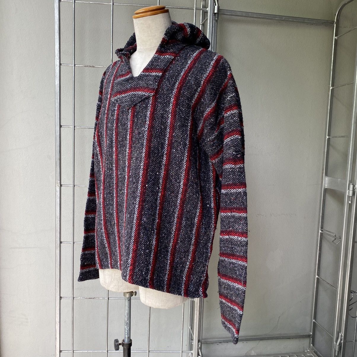 Vintage Black & Red Striped Baja Hoodie Size US M / EU 48-50 / 2 - 14 Thumbnail