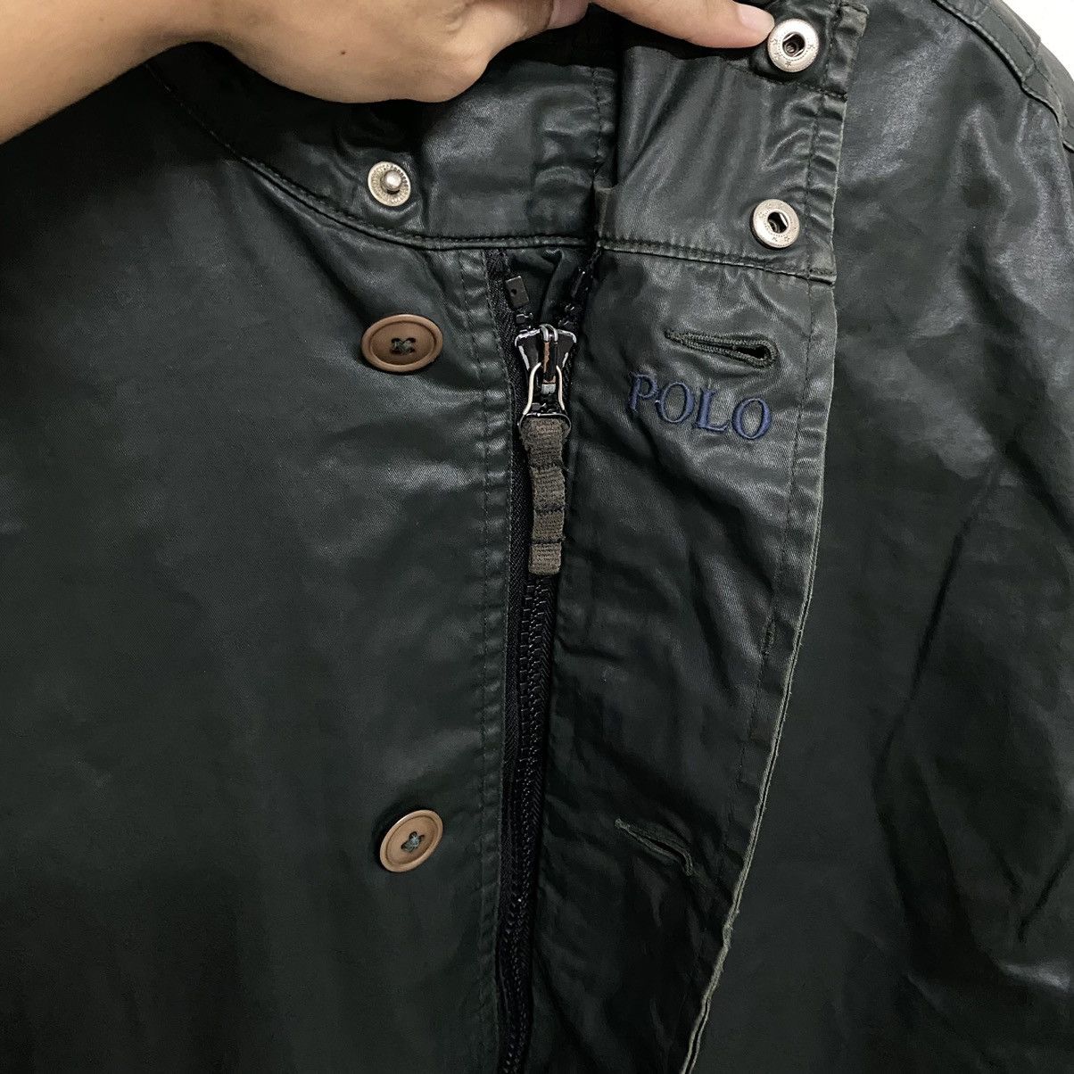 Polo Ralph Lauren × Vintage VINTAGE‼️Polo Ralph Lauren leather jacket Size US L / EU 52-54 / 3 - 12 Thumbnail