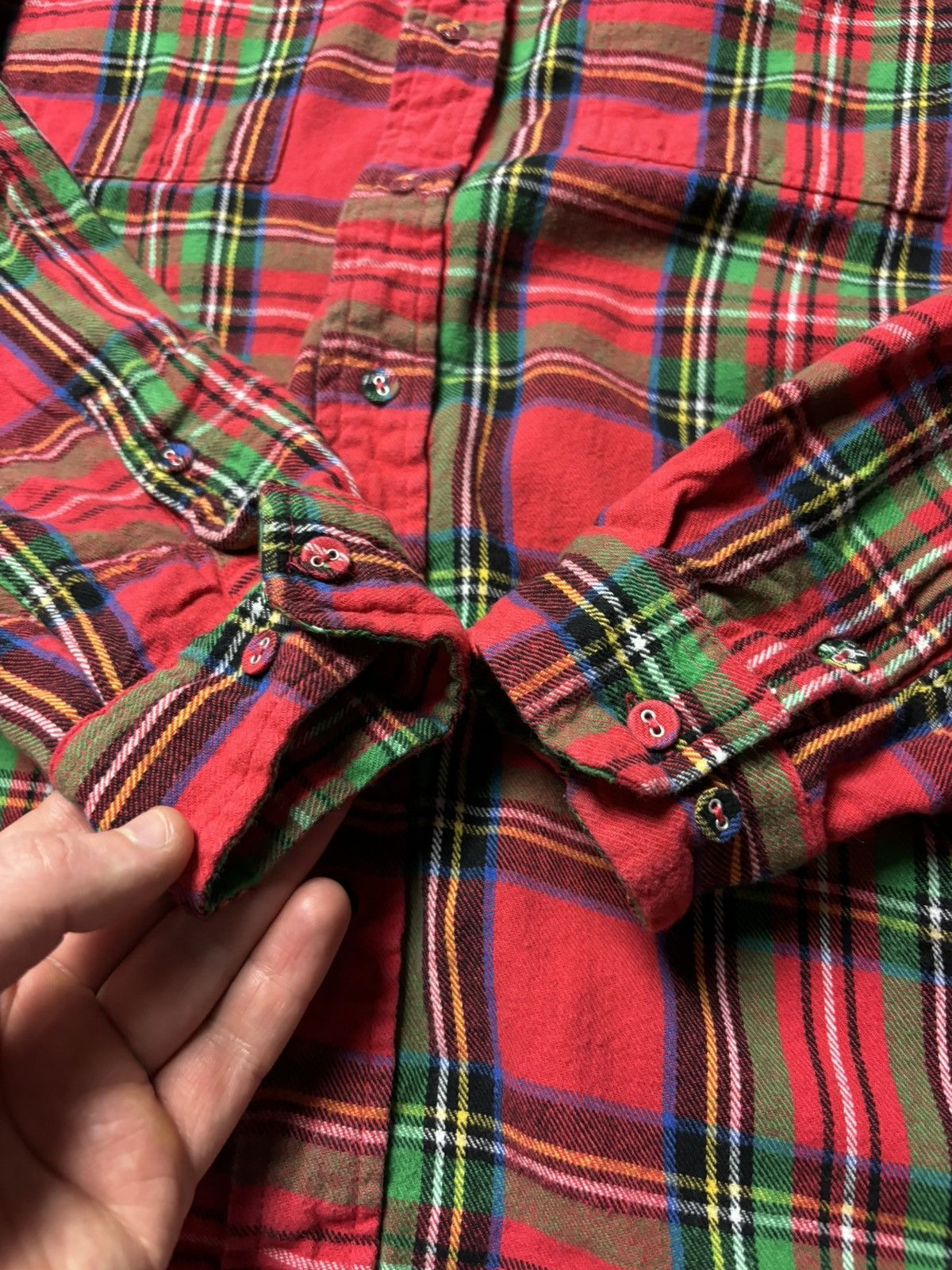 Pleasures PLEASURES Take The Law Into Your Own Plaid Button Up Shirt Size US L / EU 52-54 / 3 - 4 Thumbnail