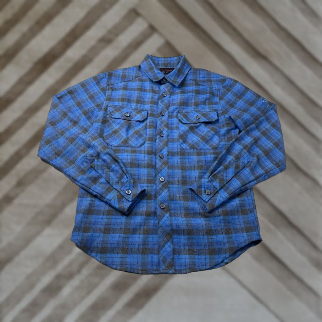 Mammut Mammut Shirt Mens Small Blue Plaid Flannel Hiking Trail Button Up Outdoors Size US S / EU 44-46 / 1 - 1 Thumbnail