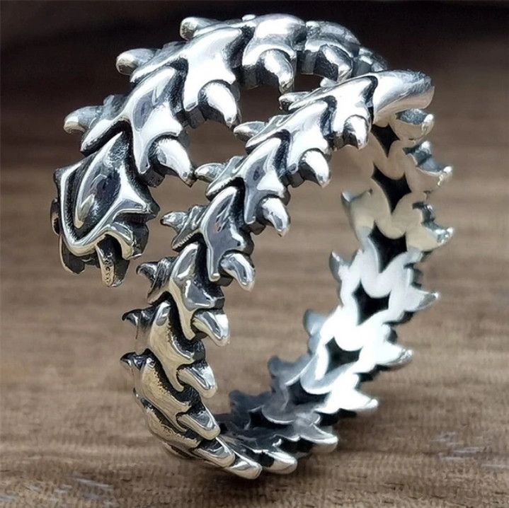 Jewelry × Vintage Spine Bones Skeleton Ring Size ONE SIZE - 3 Thumbnail