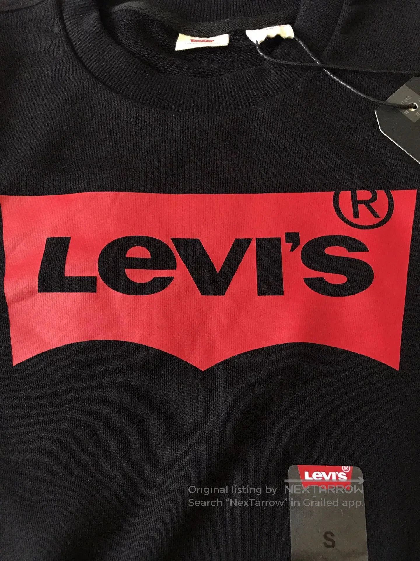 Levi's Levi's Logo Pullover Sweatshirt Black S. Size US S / EU 44-46 / 1 - 3 Thumbnail