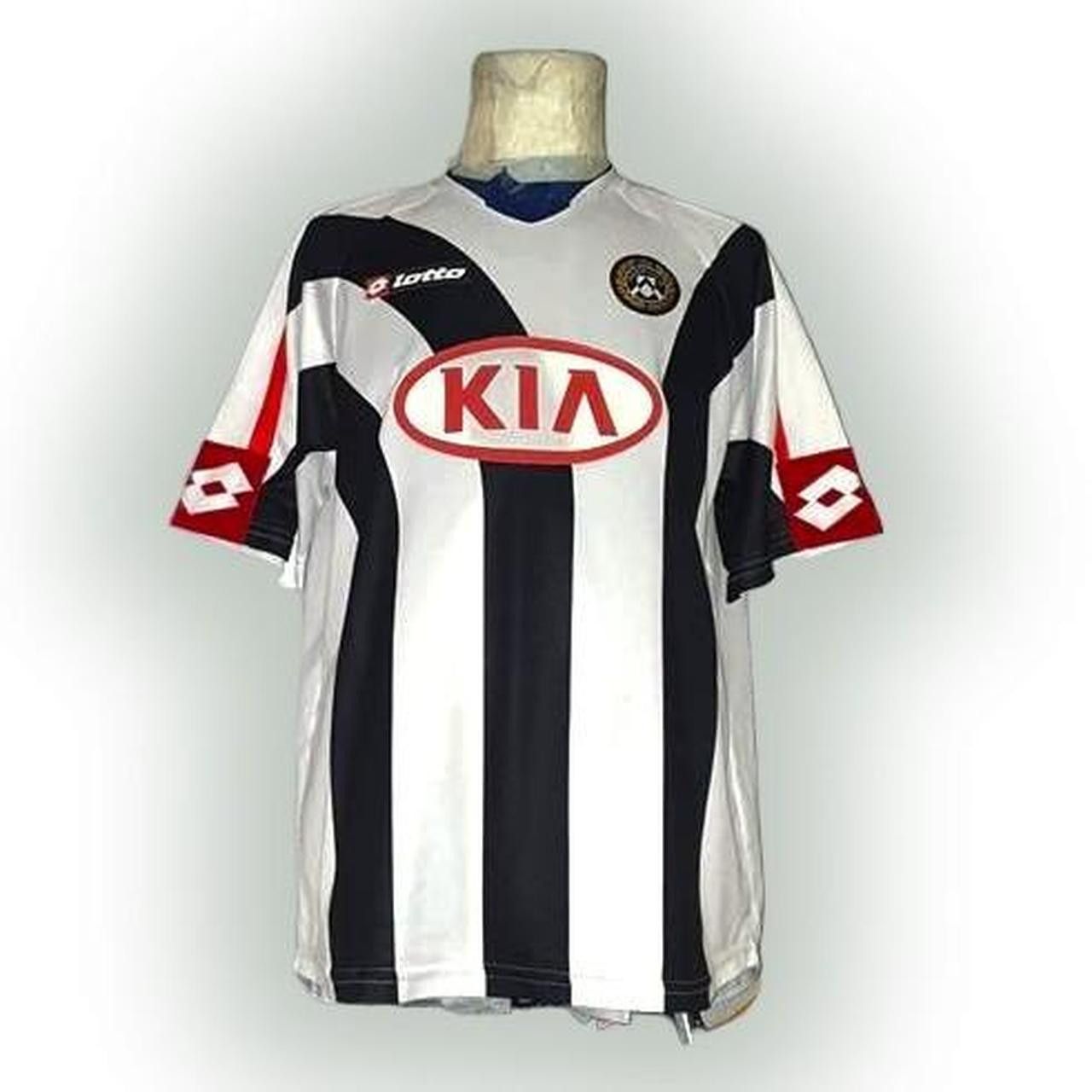 Lotto Sport Fc Udinese Italy 2005 2006 Home Shirt Jersey Size US XL / EU 56 / 4 - 1 Thumbnail