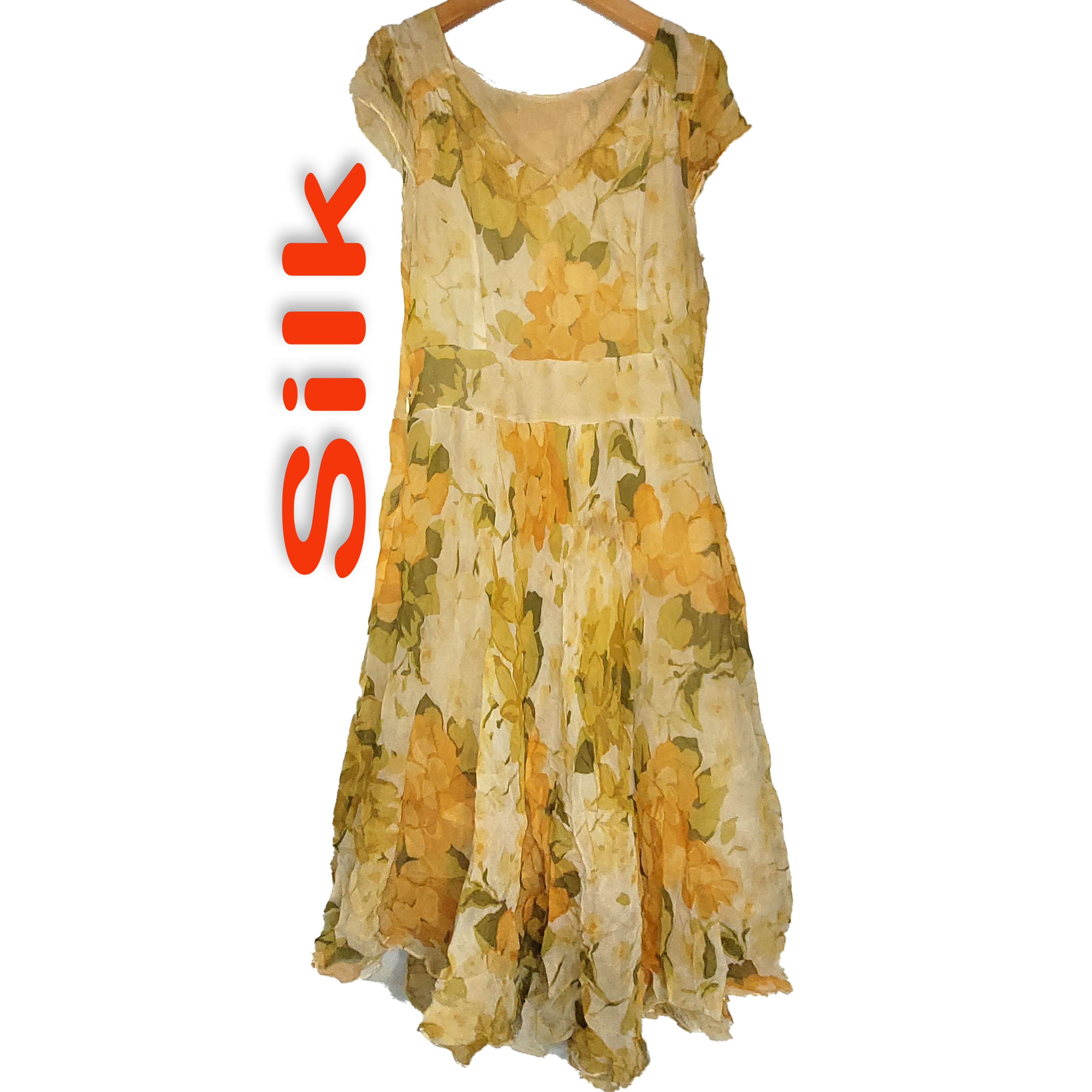 Other Women's 100% Silk Size S Long Sleeveless Maxi Dress SEK358 Size S / US 4 / IT 40 - 1 Thumbnail