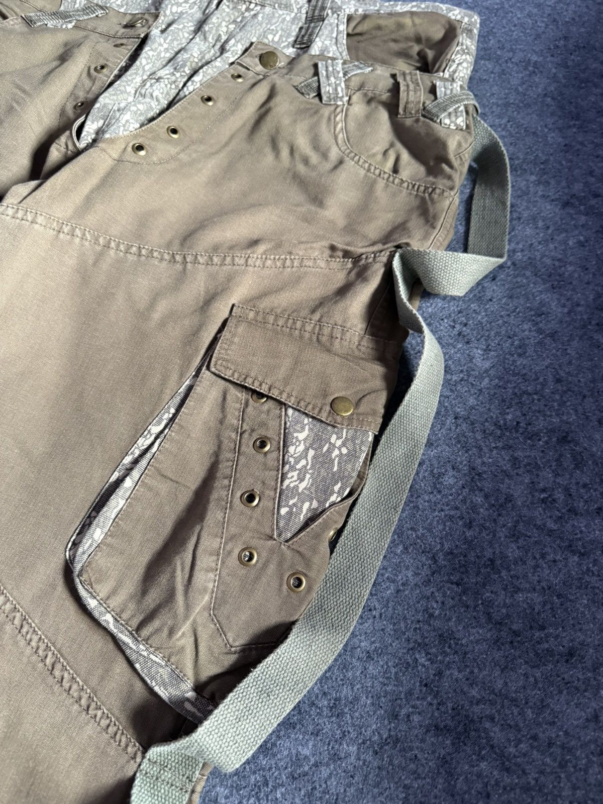 PPFM × semanticdesign Tech Too Japan Double Waist Parachute Alien Cargo Pants Size US 36 / EU 52 - 7 Thumbnail