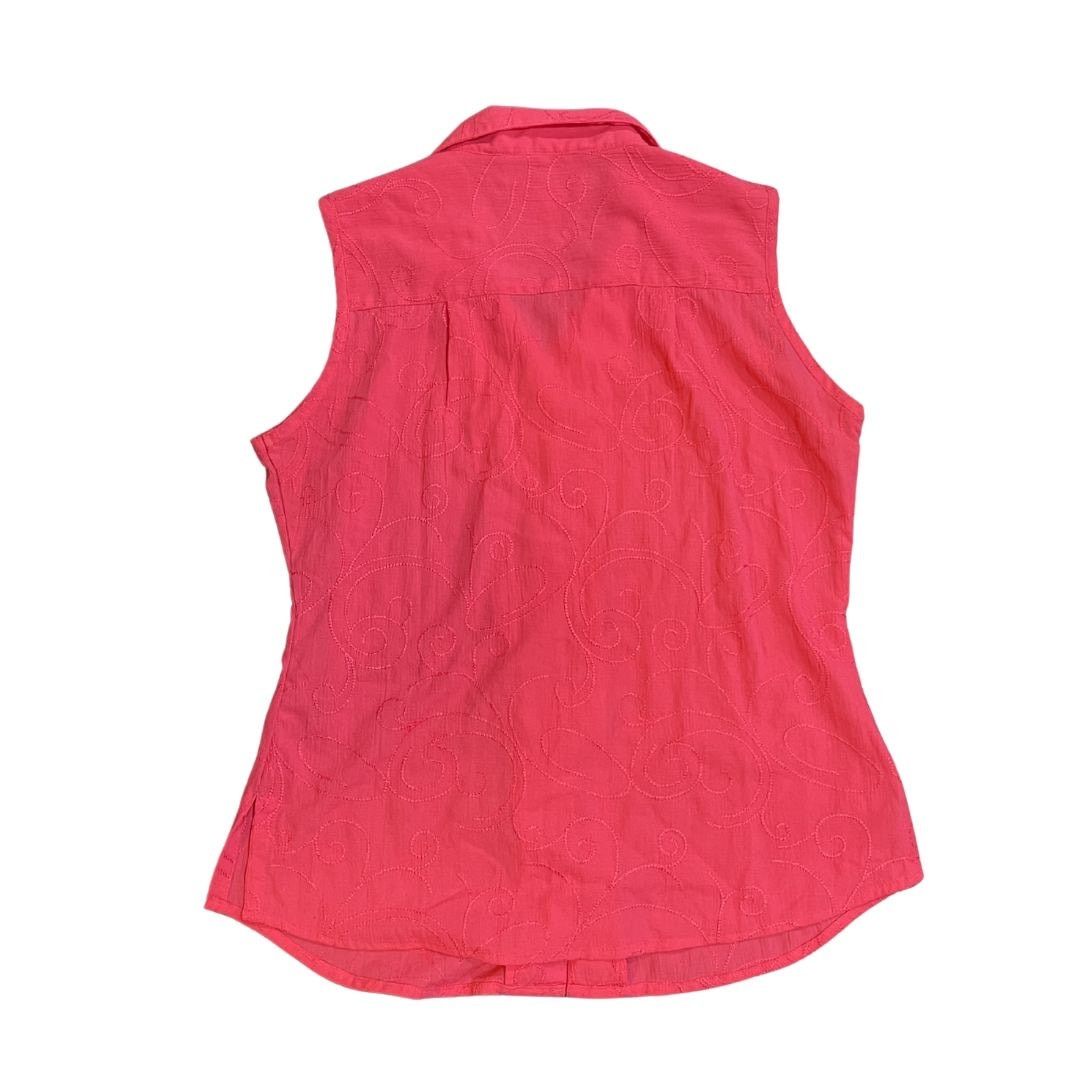 Other Christopher & Banks Button Vest Sleeveless Blouse Vintage Size L / US 10 / IT 46 - 2 Thumbnail