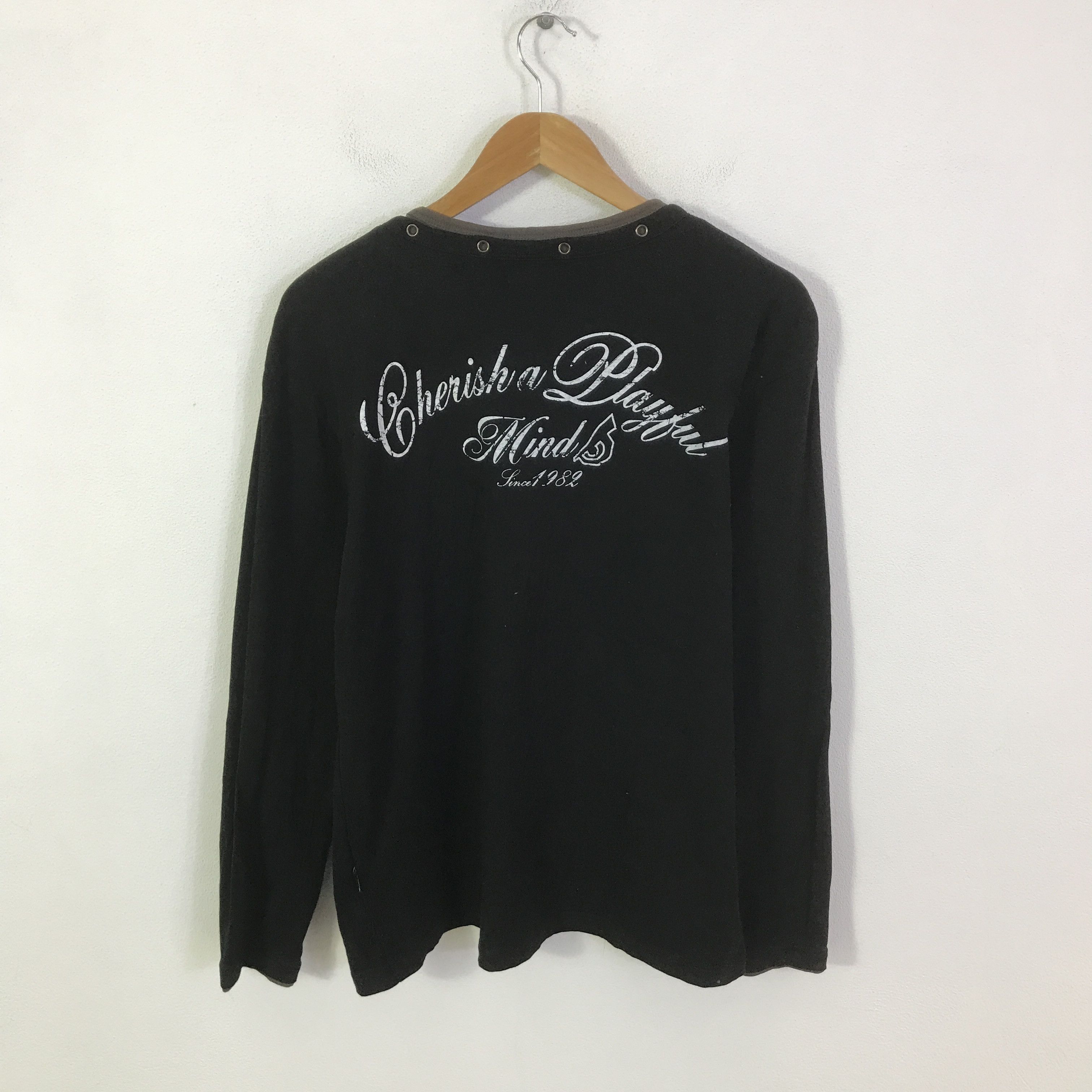 Japanese Brand bad boy japan long sleeve t-shirt K93B55 Size US L / EU 52-54 / 3 - 3 Thumbnail