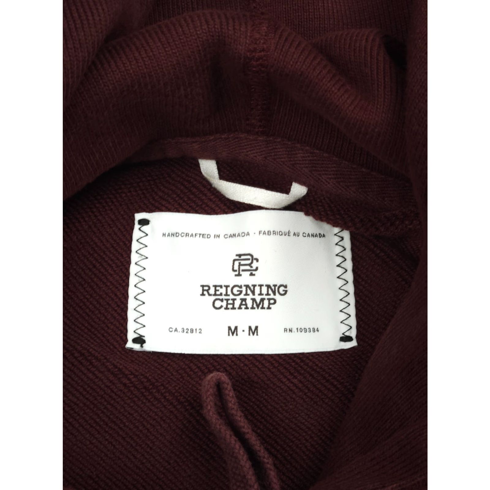 Reigning Champ Reigning Champ Hoodie Women Medium Red 100% Cotton Hooded Pullover Sweatshirt Size M / US 6-8 / IT 42-44 - 5 Thumbnail