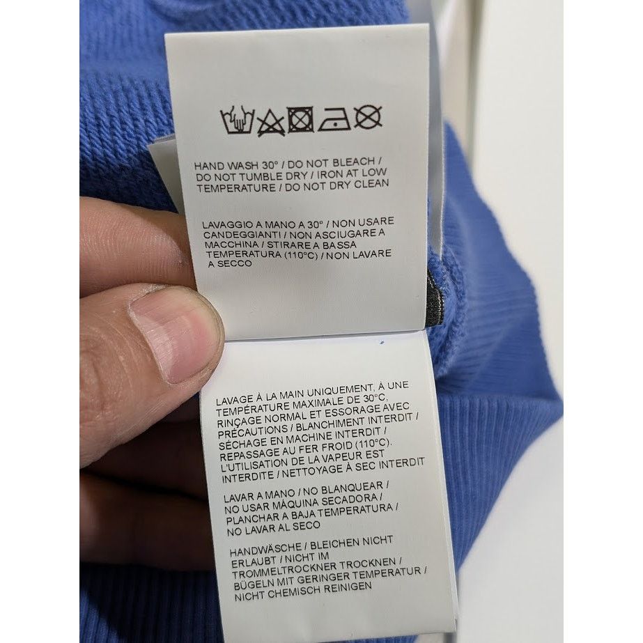 Off-White o1rshd1 SMR- Ibiza Hoodie in Blue White Size US M / EU 48-50 / 2 - 23 Thumbnail