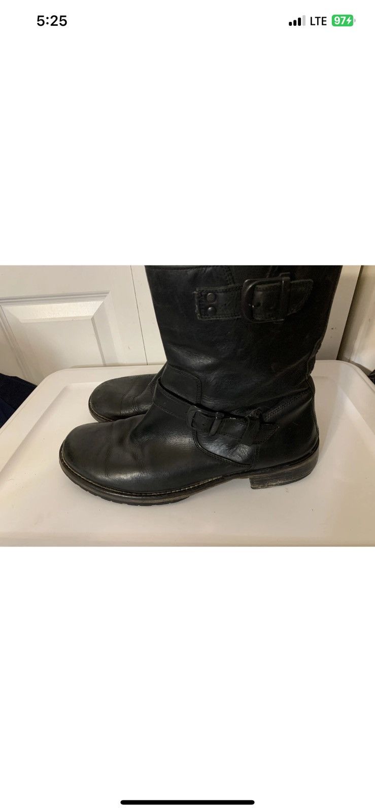 Other Red Tape Men's 10.5 Salisbury Black Leather Side Zip Boots Size US 10.5 / EU 43-44 - 7 Thumbnail