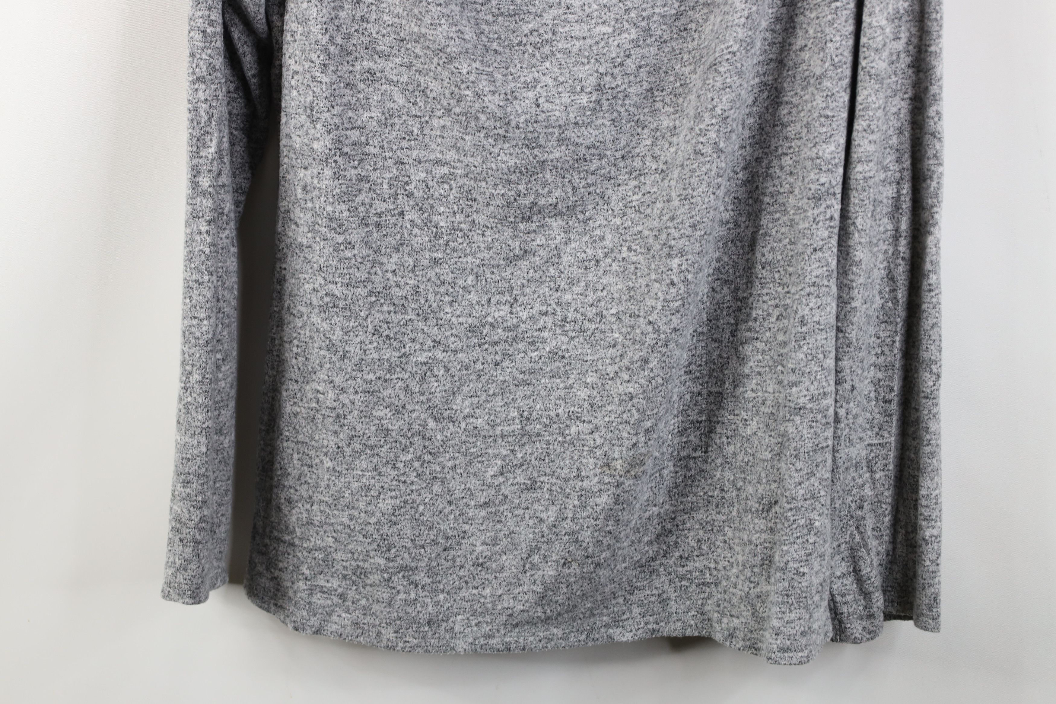 Athleta Athleta Slouchy Collar Jersey Knit Sweater Heather Gray Size XL / US 12-14 / IT 48-50 - 3 Thumbnail