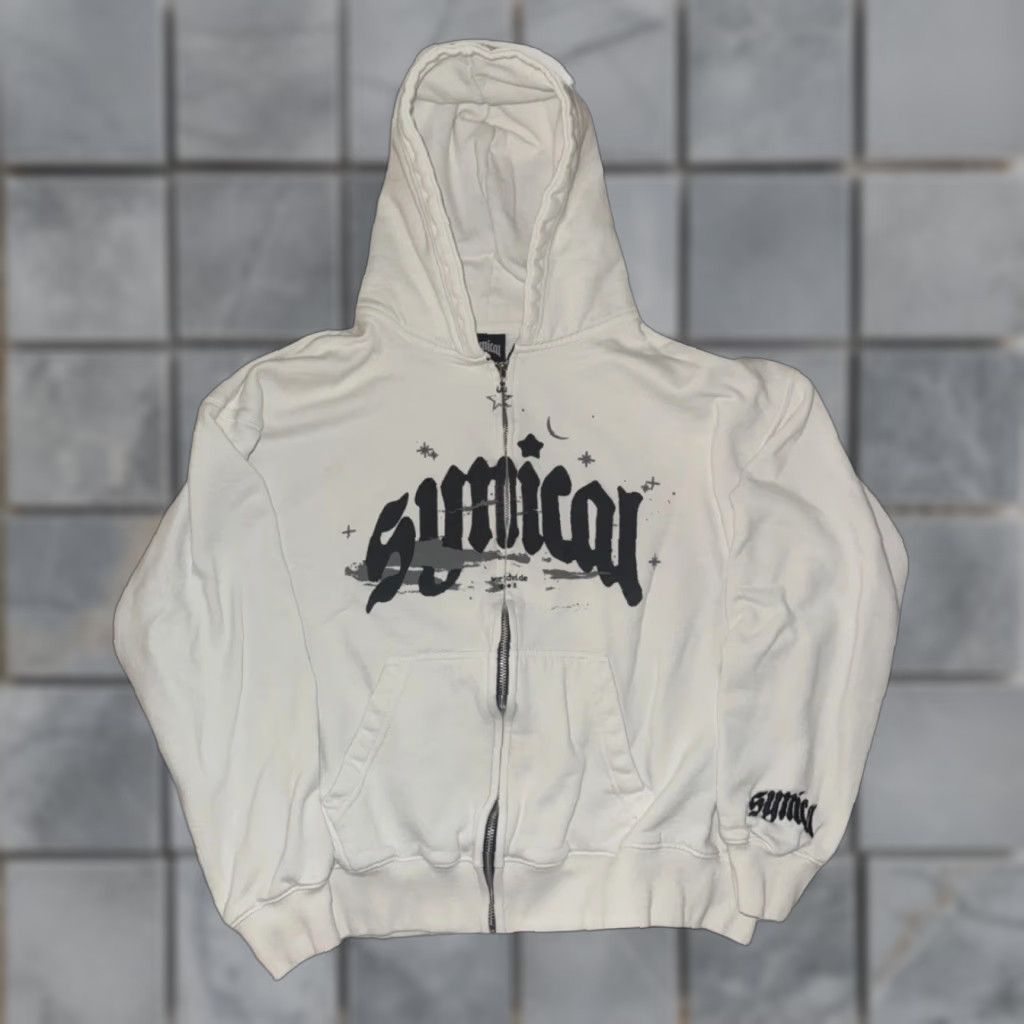 Streetwear × Vintage Kashwayz Full Zip Up Hoodie (White) | Grailed