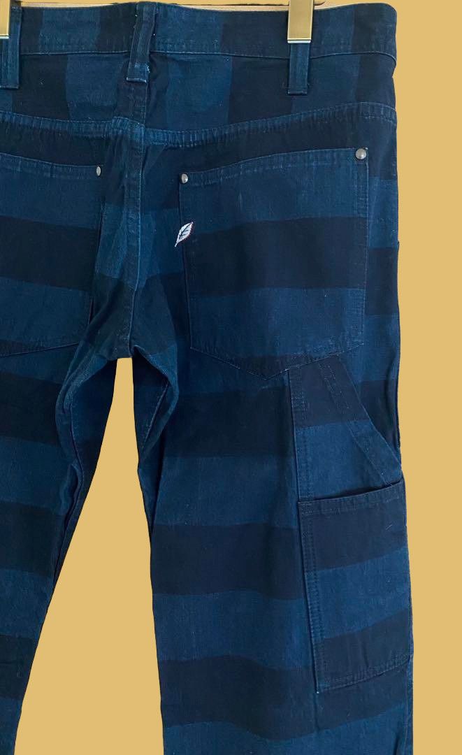 Pure Blue Japan Pure Blue Japan Indigo Border Painter Pants Size US 32 / EU 48 - 6 Thumbnail