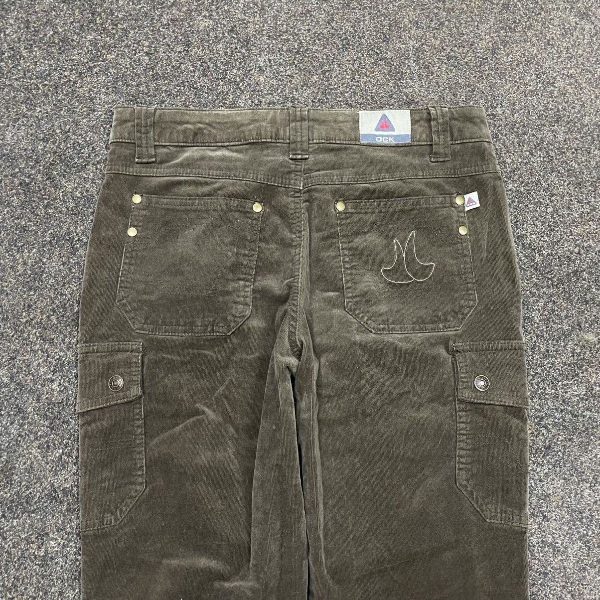 Vintage Vintage Y2K Corduroy Pants Jeans 90s Flared 32 32 Size 32" / US 10 / IT 46 - 2 Thumbnail