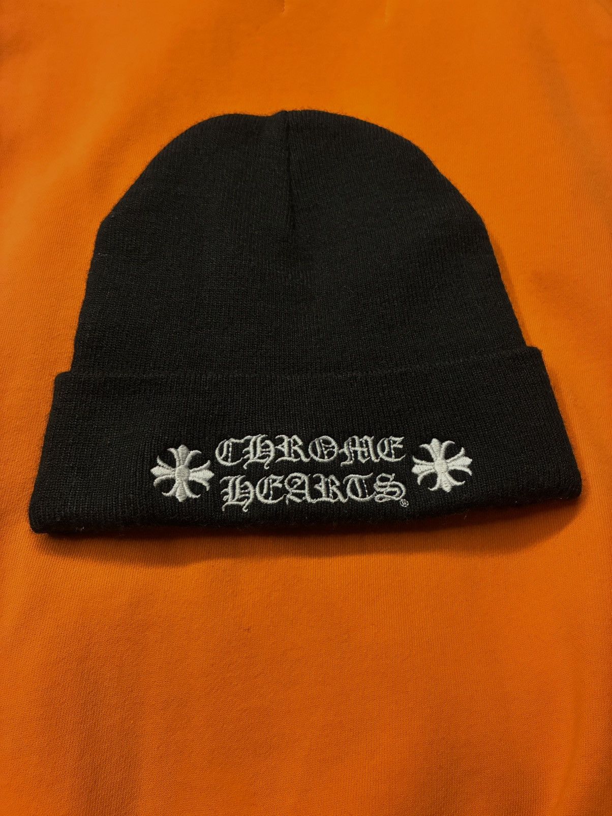 Chrome Hearts Chrome Hearts Logo Beanie Size ONE SIZE - 1 Thumbnail