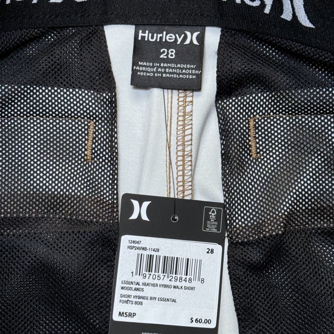 Hurley Hurley Essential Heather Hybrid Walk Short Size 28 Brown NWT Size US 28 / EU 44 - 4 Thumbnail