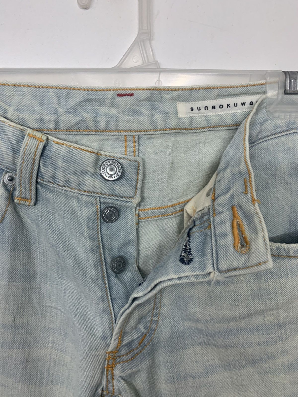 Issey Miyake Issey Miyake Sunao Kuwahara Distressed Design Jeans Size US 30 / EU 46 - 4 Thumbnail
