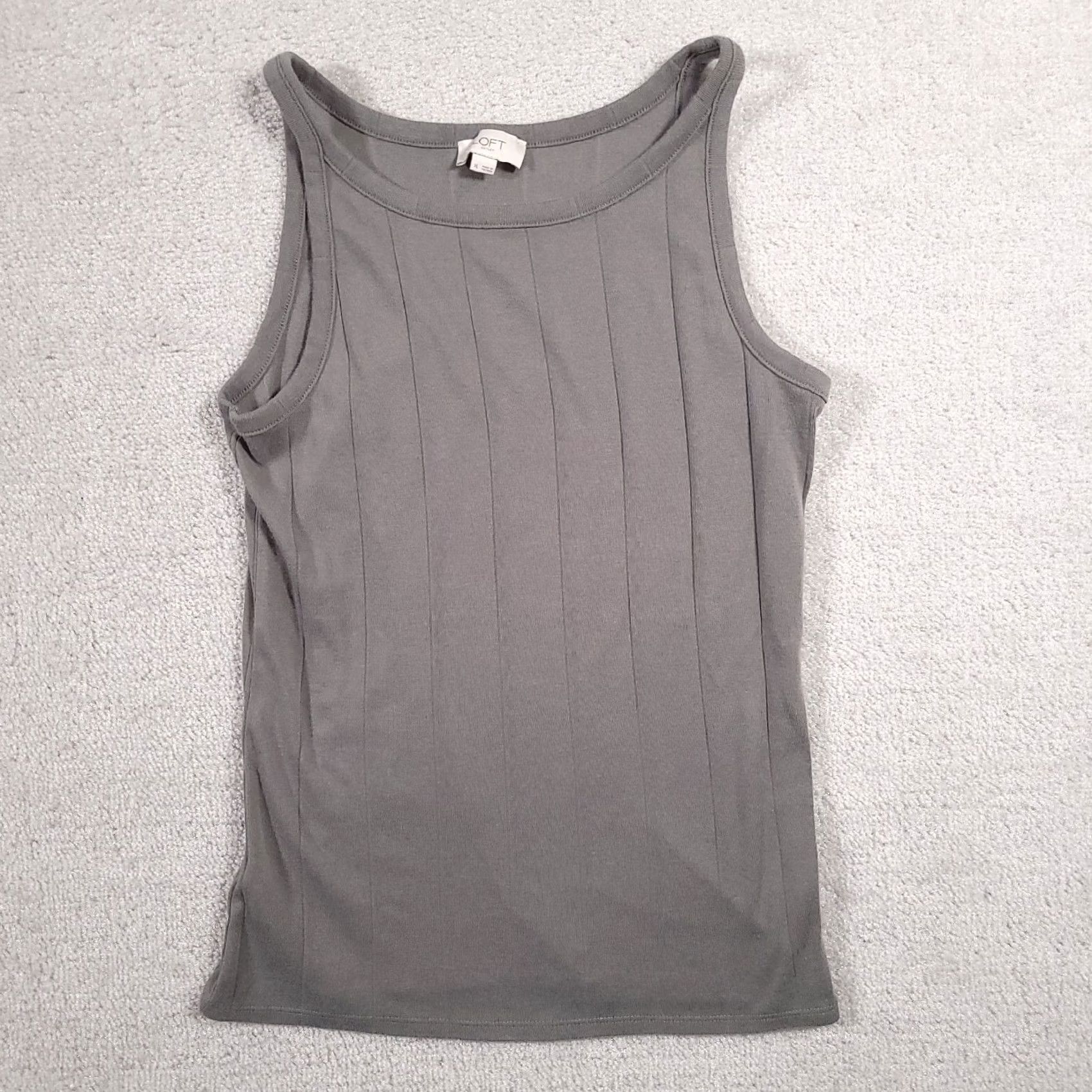 Loft VINTAGE Loft Outlet Tank Top Womens XL Gray Size XL / US 12-14 / IT 48-50 - 2 Thumbnail